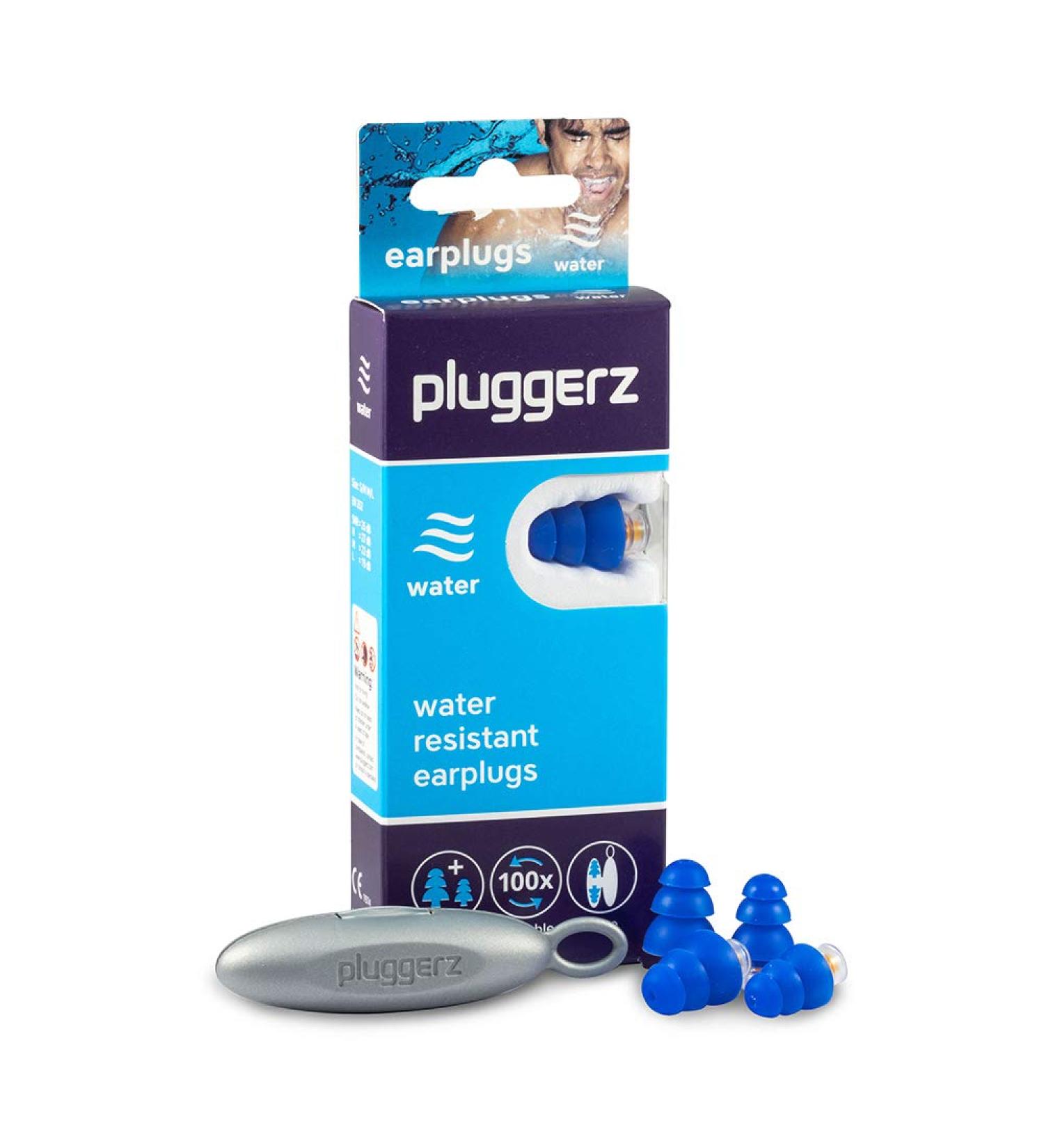 Buy Pluggerz Earplugs for Water - Adults & Kids | 20g | Best Protection for Swimming & Water Sports - Buy Online on GoSupps.com