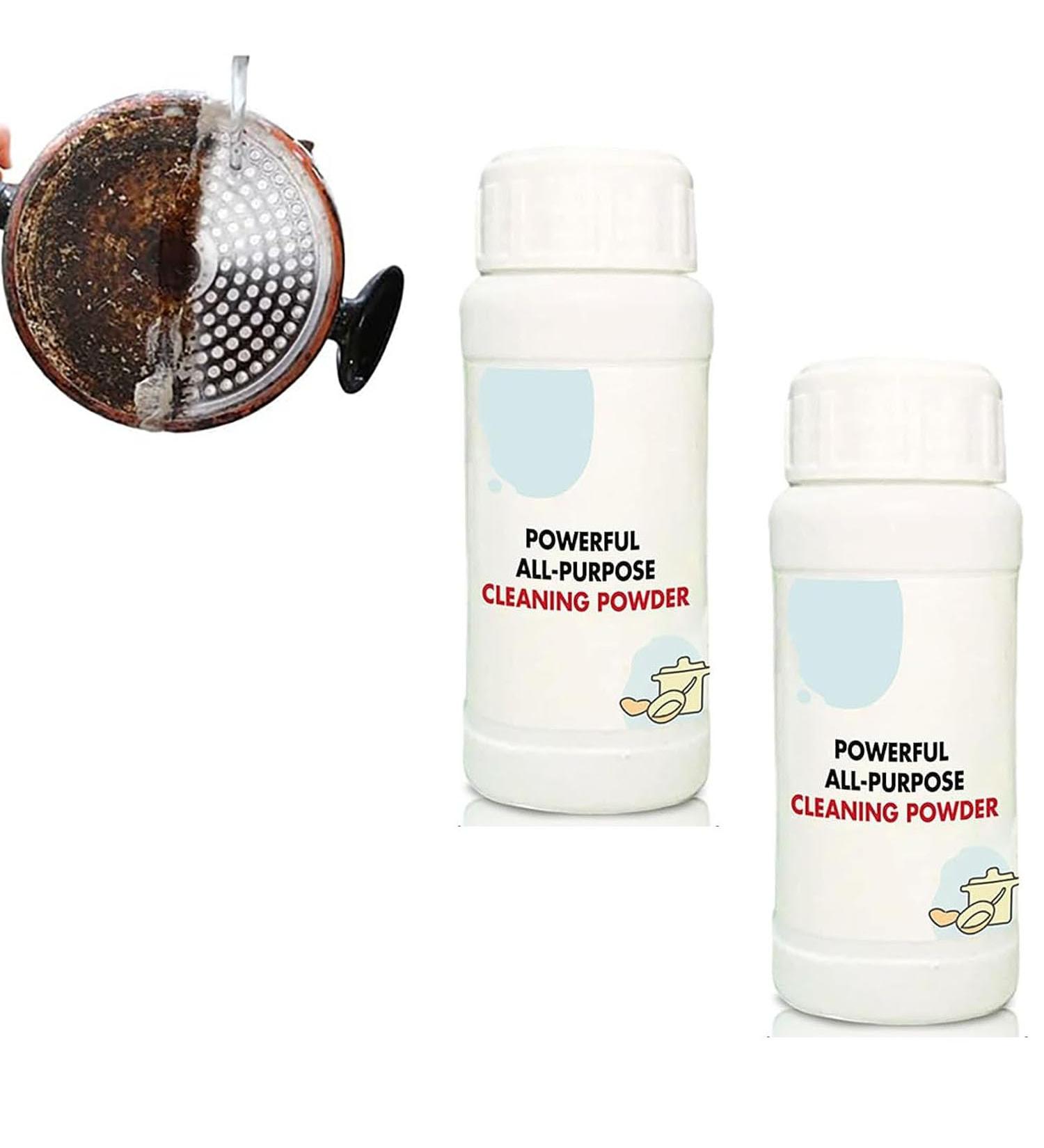 Super Strong Kitchen Cleaner Powder 2024 New Powerful Kitchen All-Purpose Powder Cleaner Multifunctional Strong Cleaning Agent Stainless Steel Cleaning Powder Protective Kitchen Cleaner (110g 2pc) - Buy Online on GoSupps.com