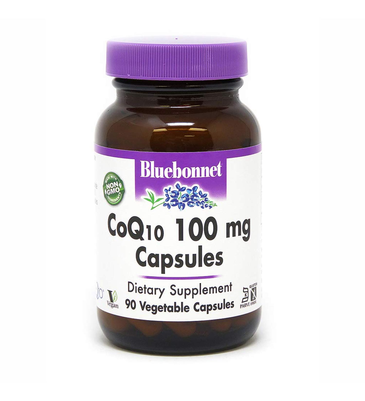 Buy Bluebonnet Nutrition CoQ10 100 mg - 90 Veggie Capsules | Energy & Heart Health - Buy Online on GoSupps.com