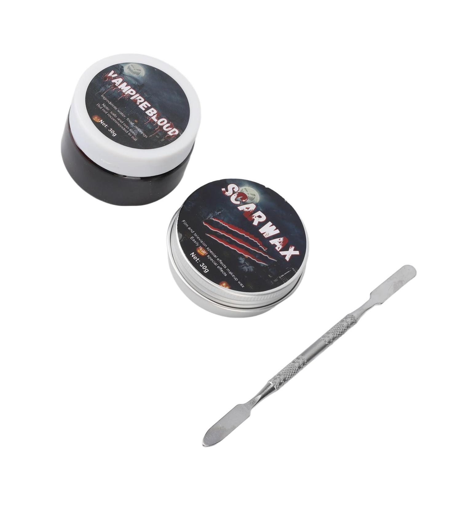  Shanrya Scar Wax Coagulated Blood Kit Safe Real Effect Scar Wax 30g for Cosplay - Buy Online on GoSupps.com