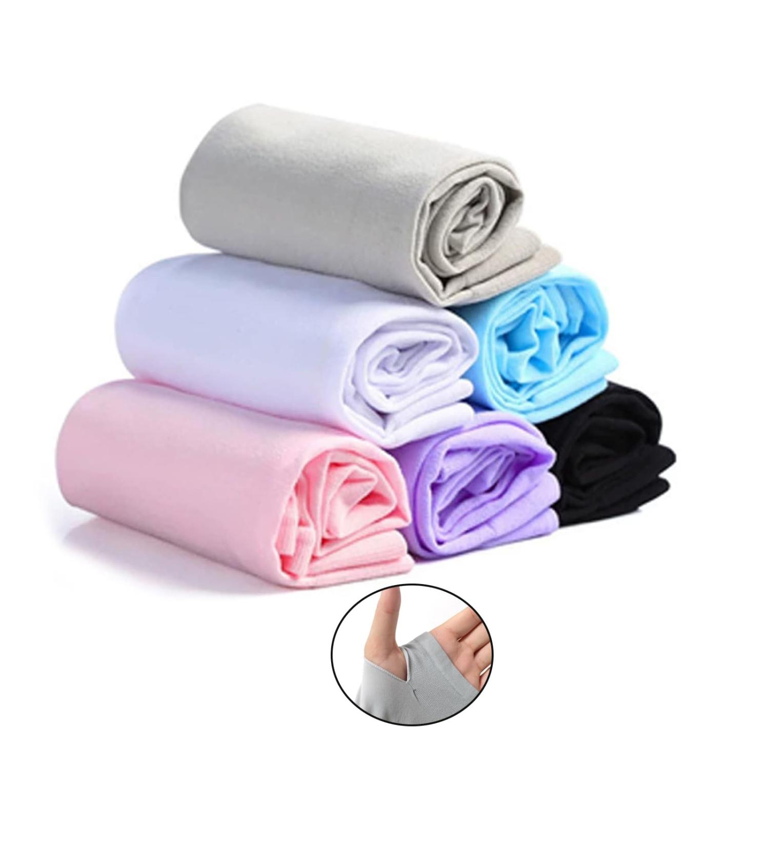 Molyorch Cooling Arm Sleeves for Men - 6 Pairs UV Protection Elastic & Anti-Slip - Ideal for Cycling Running Golf & Outdoor Sports (6 Colors) - Buy Online on GoSupps.com