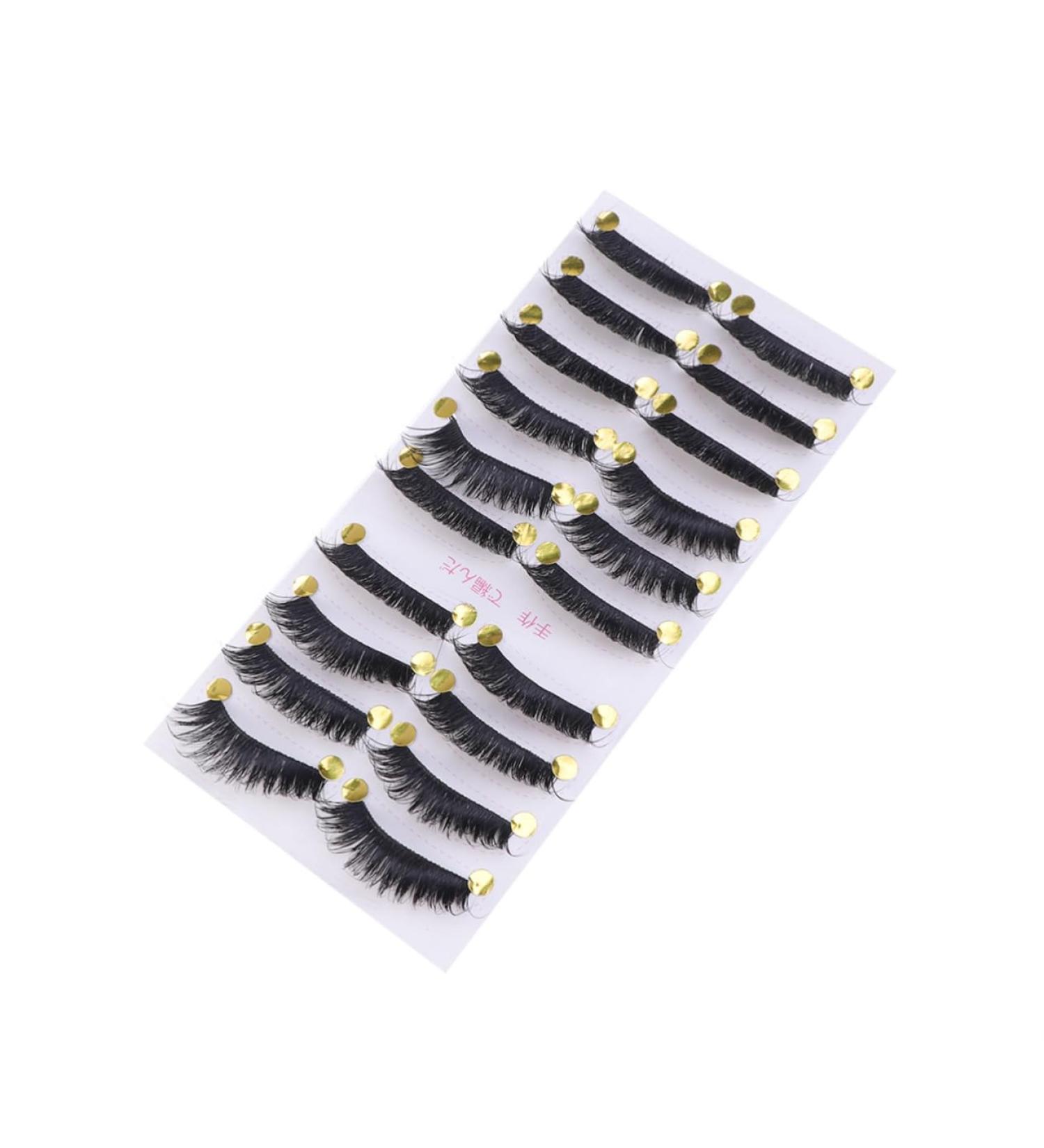 FRCOLOR Women Dense Eyelash 10 Pairs Lashes Natural False Lashes Natural False Eyelashes Eyelashes Natural Eyelashes Cross Eyelashes 3d Dense Dense Eyelash - Buy Online on GoSupps.com