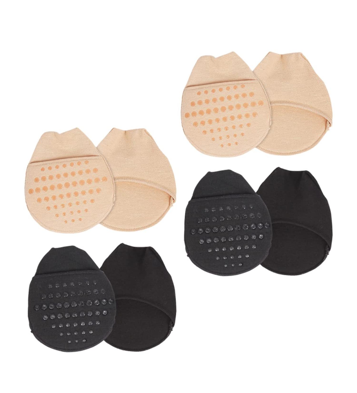FRCOLOR 4 Pairs Forefoot Socks Low Cut Socks Foot Pads for Women of Foot Cushion Socks High Heeled Shoes Pads Sweat-Absorbent Forefoot Pads High-Heeled Shoes Pads Cotton Floor Mat Summer - Buy Online on GoSupps.com