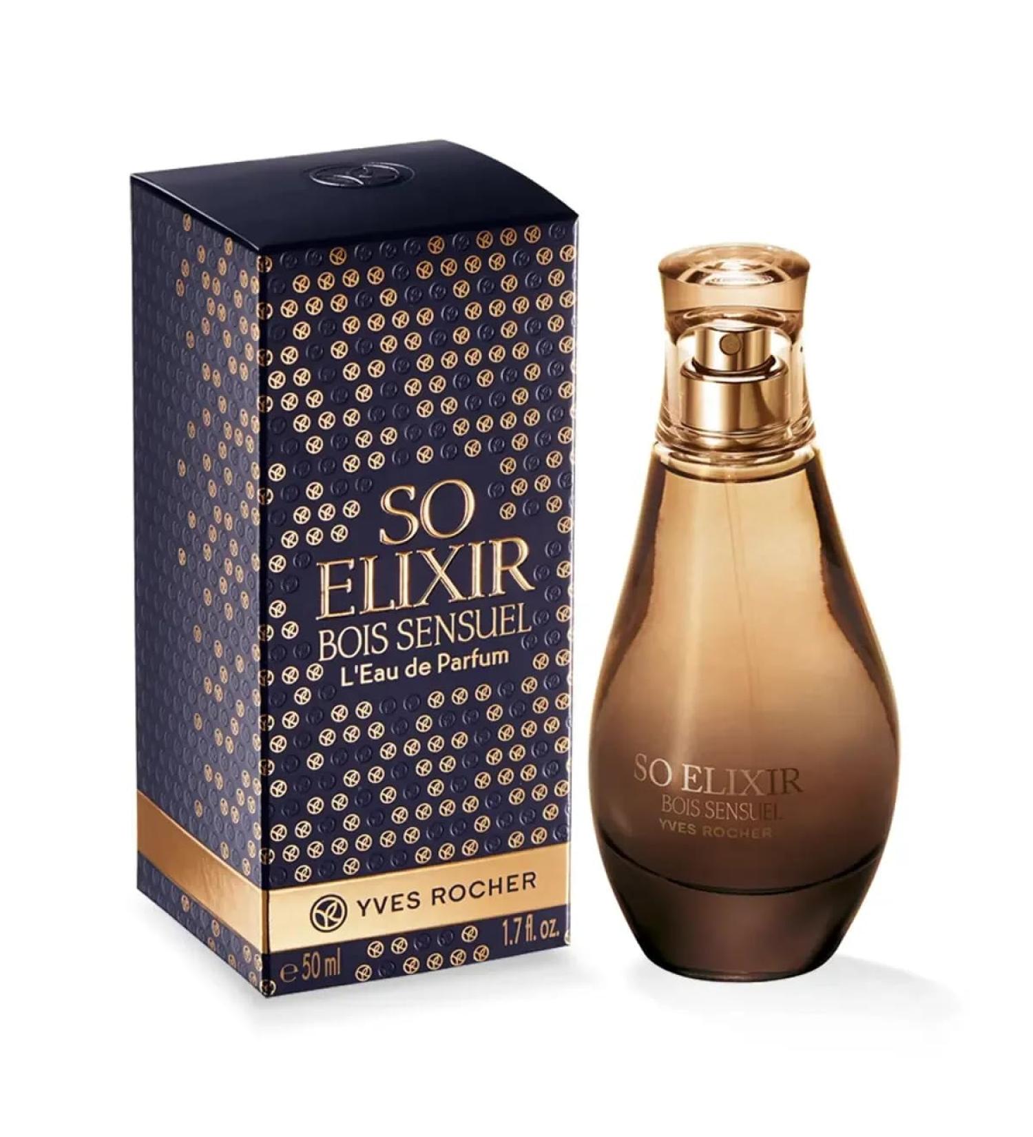 Yves Rocher So Elixir Bois Sensuel Eau de Parfum for Women Long Lasting Fragrance Perfume Gift - 50 ml./1.69 fl.oz.