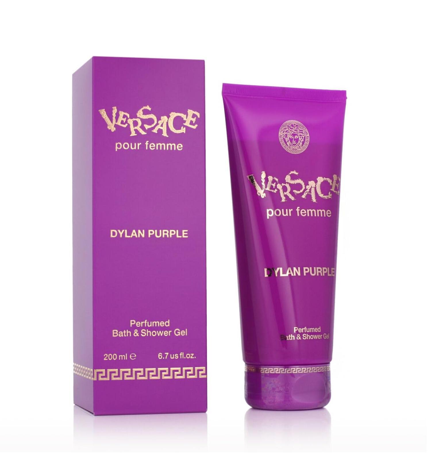 Versace Dylan Purple Perfumed Bath & Shower Gel for Women 6.7 Ounce / 200 ml