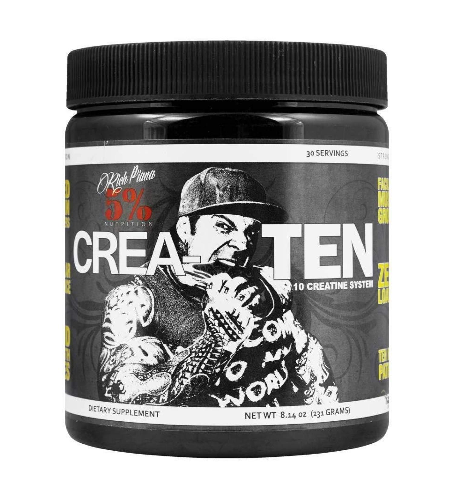 5% Nutrition Rich Piana Crea-TEN Mango Pineapple - 231 grams