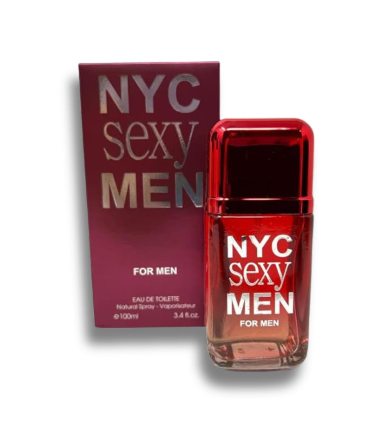 NYC Sexy Men Amber Fougere fragrance for men. Eau de Toilette 3.4 Fl Oz. - Buy Online on GoSupps.com