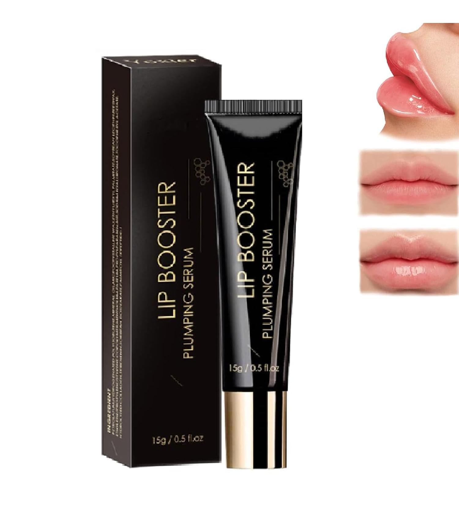Collagen Lip Booster Plumping Serum Repair Lip Line Anti-Wrinkle Plump Enhancer Essence Hyaluronic Moisturizing Treatment Brighten Reduce Pigmentation Fade Lines - Buy Online on GoSupps.com
