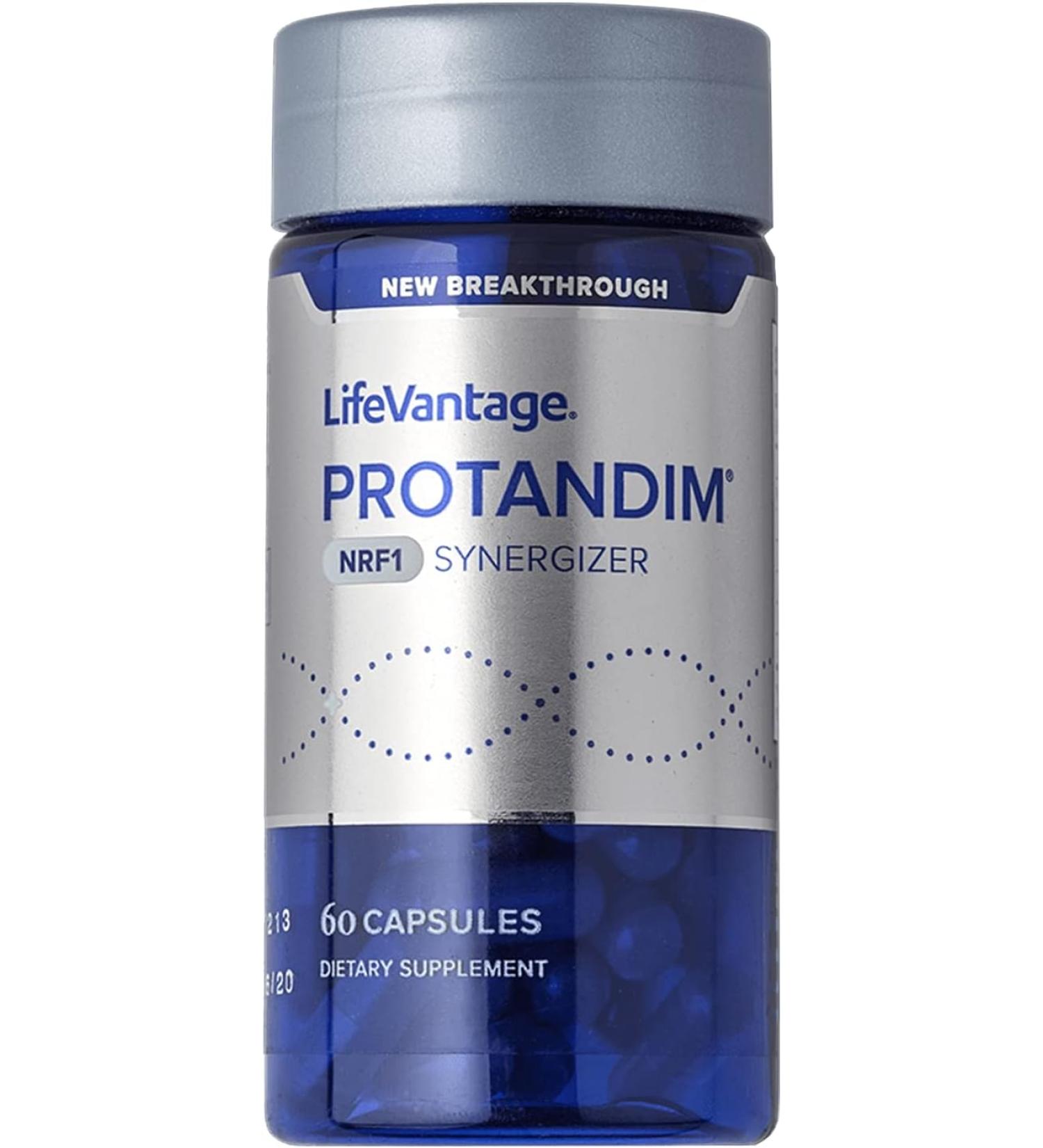 LifeVantage Protandim NRF1 Synergizer Mitochondrial Supplements Activates NRF1 Pathway Antioxidant Nutritional Supplements Enhances Cellular Health and Energy to Improve Your Overall Performance 60 Capsules - Buy Online on GoSupps.com