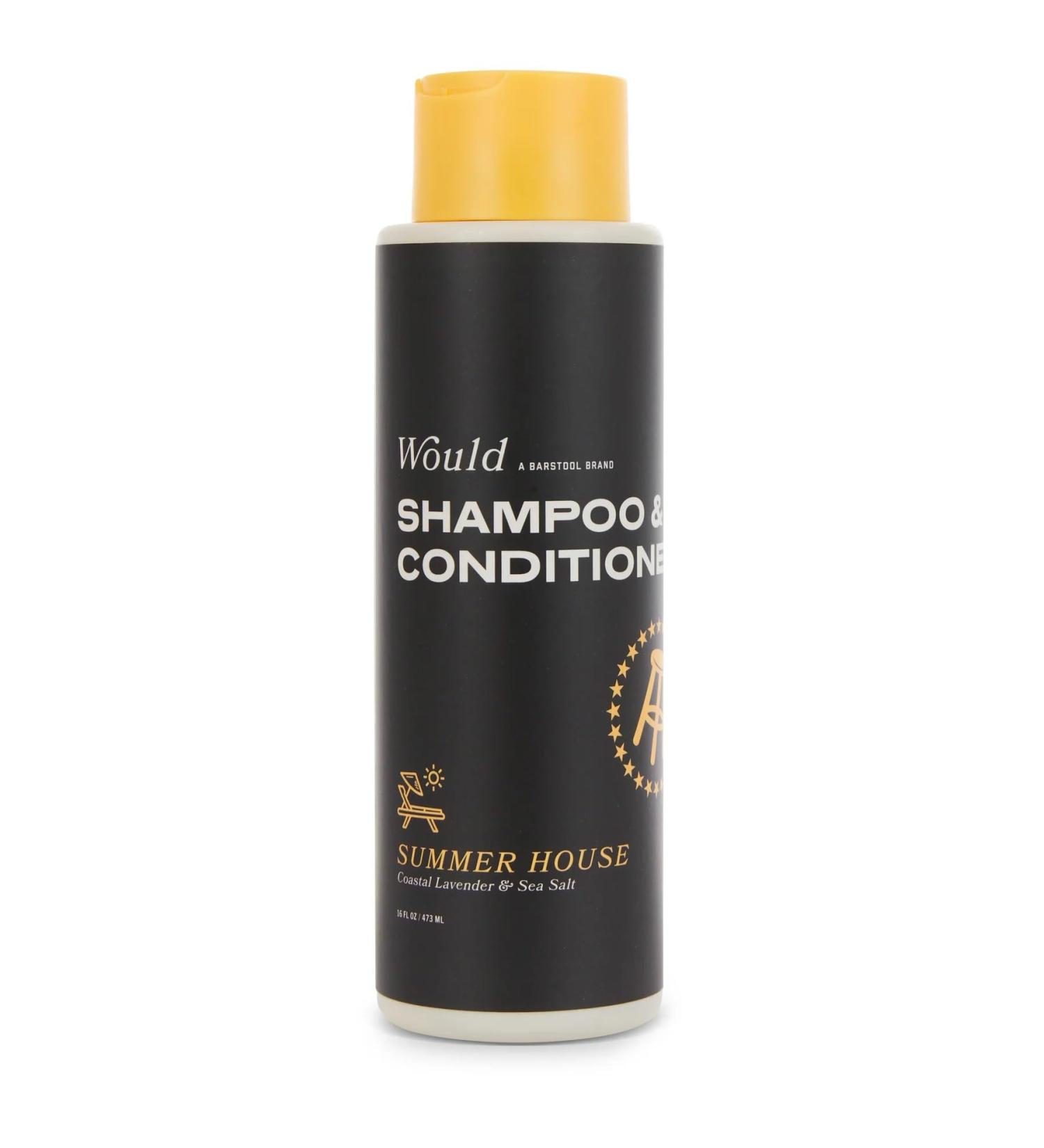 WOULD Men's Dual Action 2-in-1 Shampoo & Conditioner - 16 Oz Coastal Lavender & Sea Salt - International Shipping Available - Buy Online on GoSupps.com