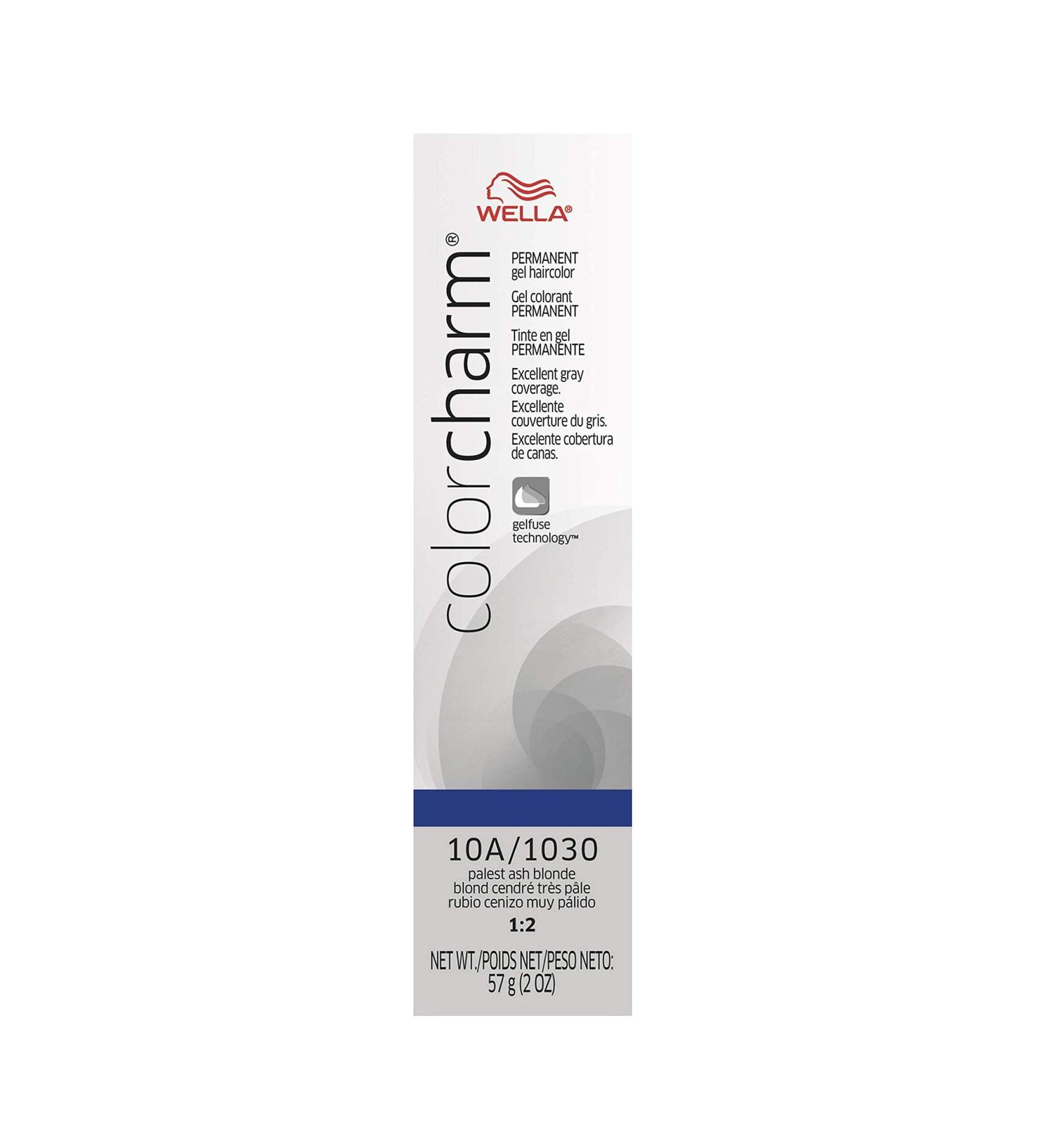 Wella ColorCharm 10A Palest Ash Blonde Gel Haircolor with Gelfuse Technology - Long Lasting, Gray Coverage and Brown Tones - Buy Online on GoSupps.com