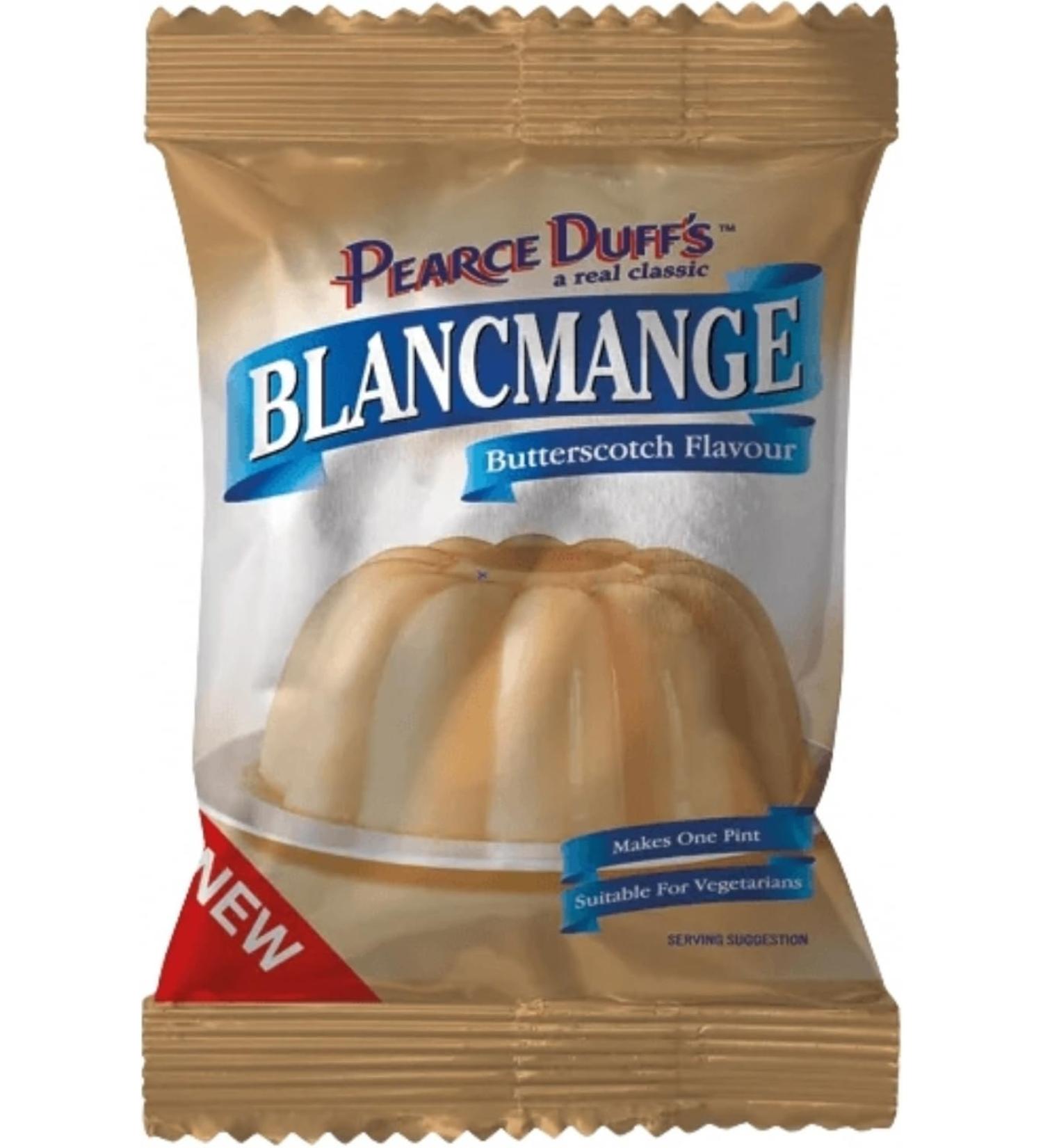 PEARCE DUFF'S Blancmange - Butterscotch Flavour 35g - 18 Pack