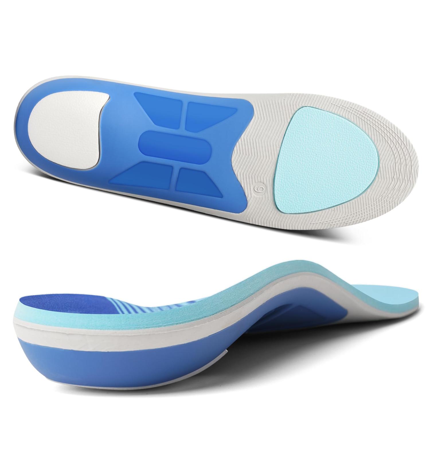 IFITNA Arch Support Inserts for Plantar Fasciitis Relief | Orthotic Foot Insoles for Men & Women | Comfortable Shock Absorb Cushion for Flat Feet & All-Day Standing | Size 12 Men 14 Women - Buy Online on GoSupps.com