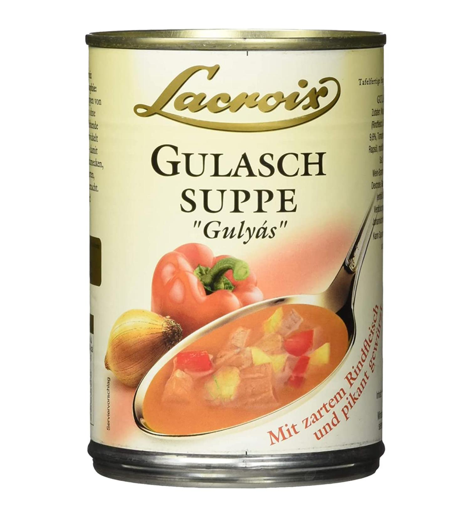  n.v. Lacroix Goulash Soup with Spicy Beef 400 ml - Buy Online on GoSupps.com