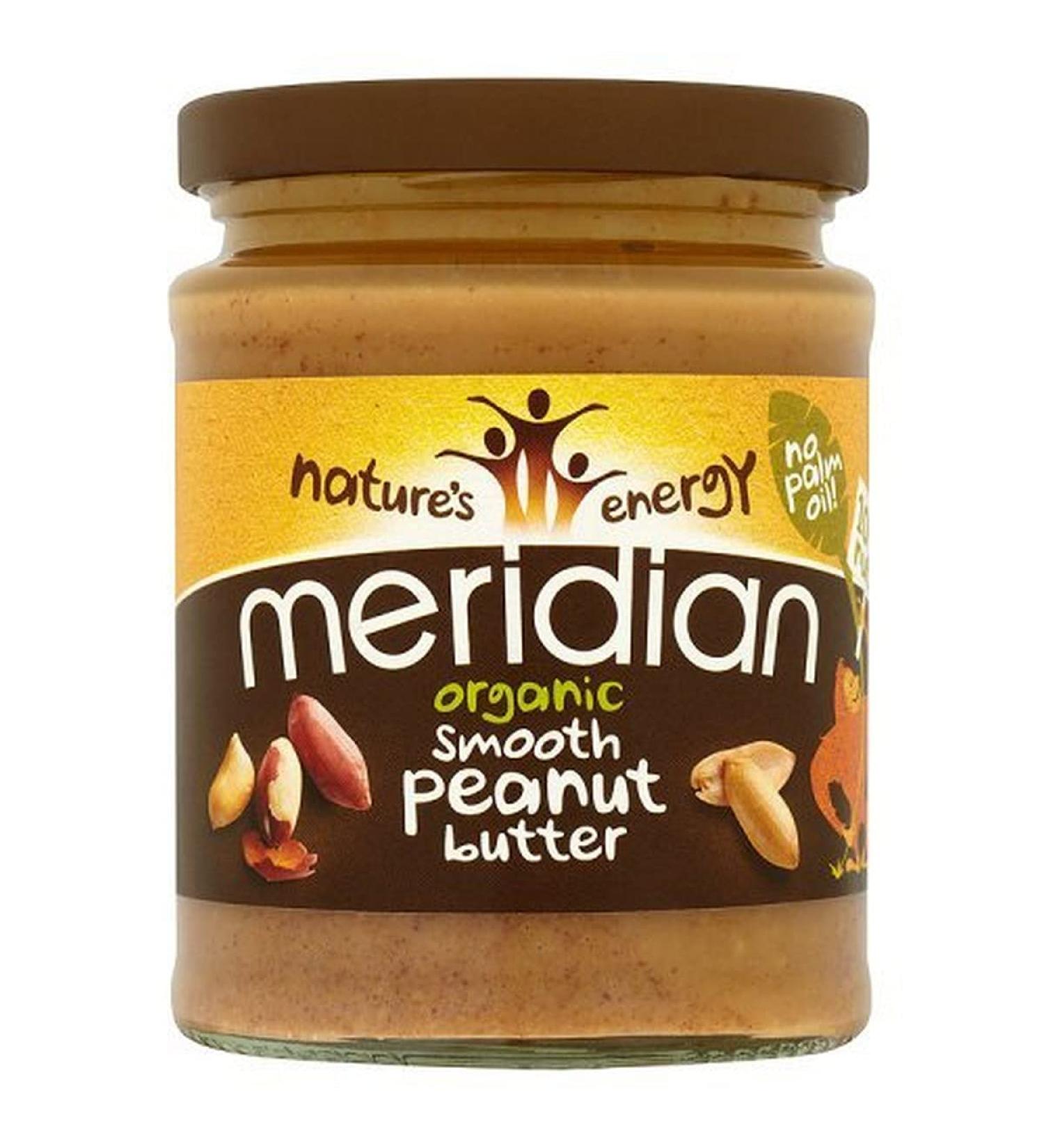 Meridian Organic Peanut Butter 100% Nuts 280g - Buy Online on GoSupps.com