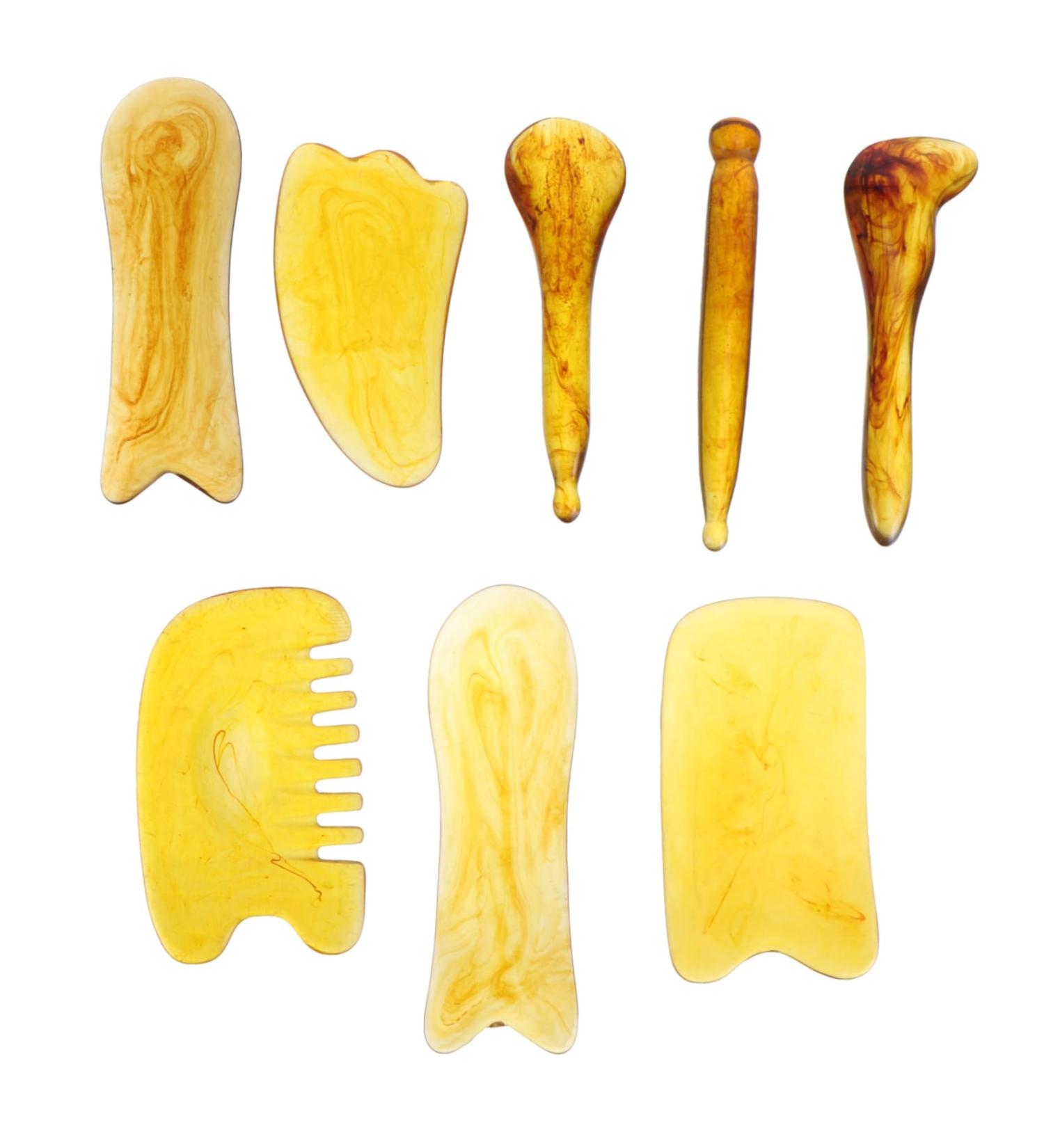 FRCOLOR 8S Massage Scraper - Premium Face & Body Massage Tool for Acupuncture & Meridian Therapy - Buy Online on GoSupps.com