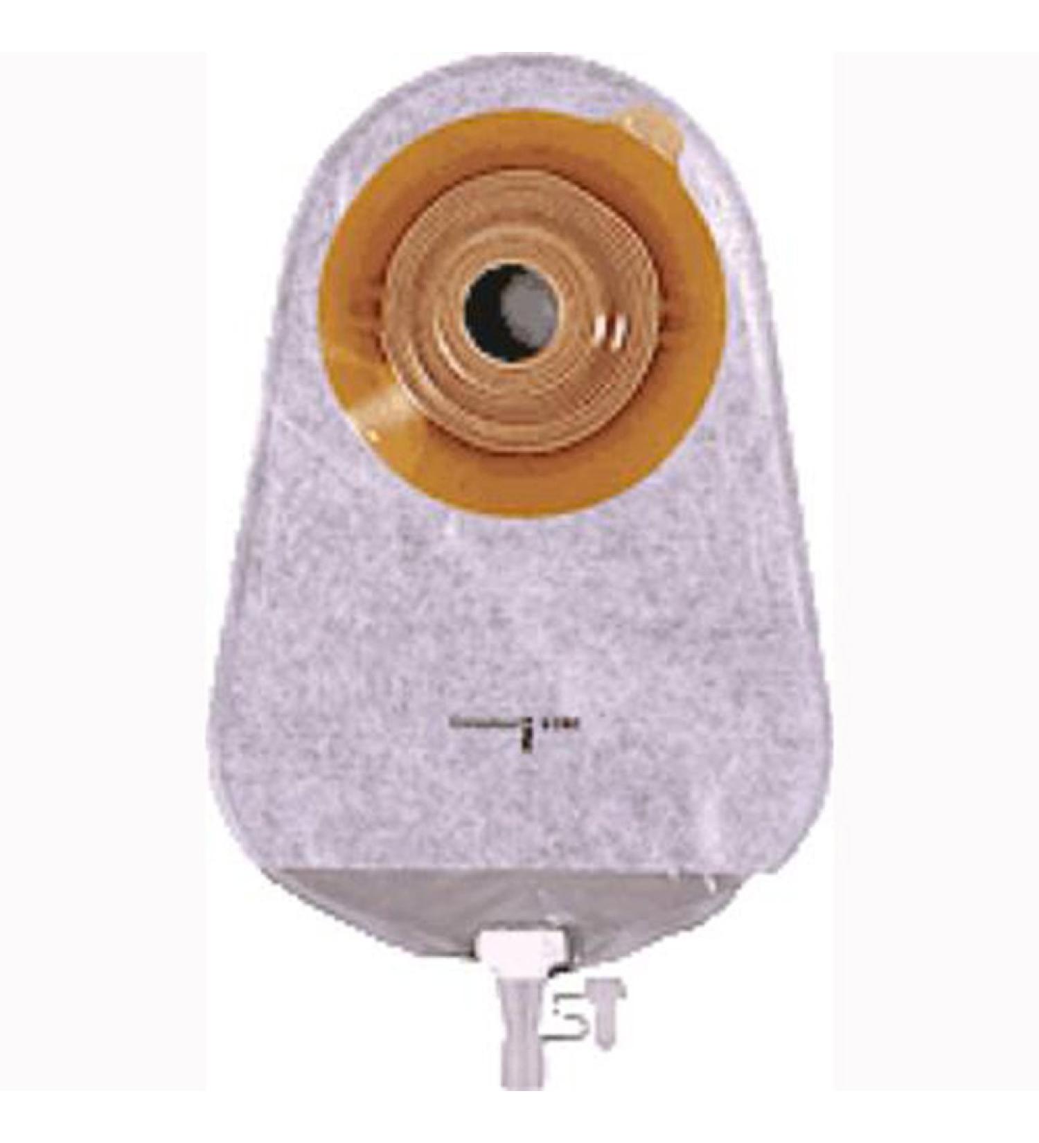 Assura 10.75" One-Piece Convex Urostomy Pouch with Belt Loops Transparent 10/bx