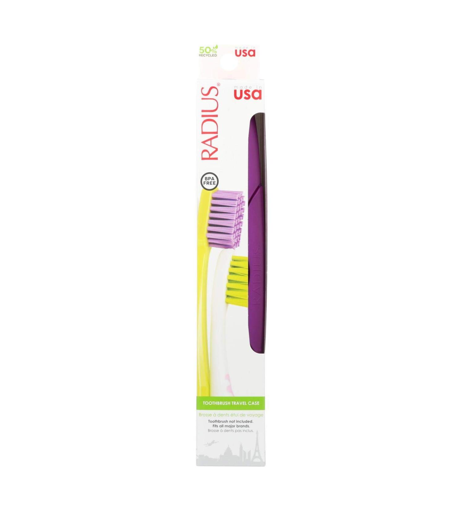 Radius Toothbrushes Toothbrush Case(Assorted colors)