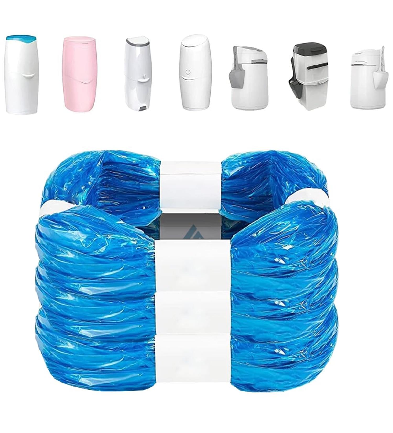 3-Pack Refilling Cassette & Bags for Diaper Pails | Universal Foil Rings & Loose Filler Compatible with All Diaper Pail Models - Buy Online on GoSupps.com