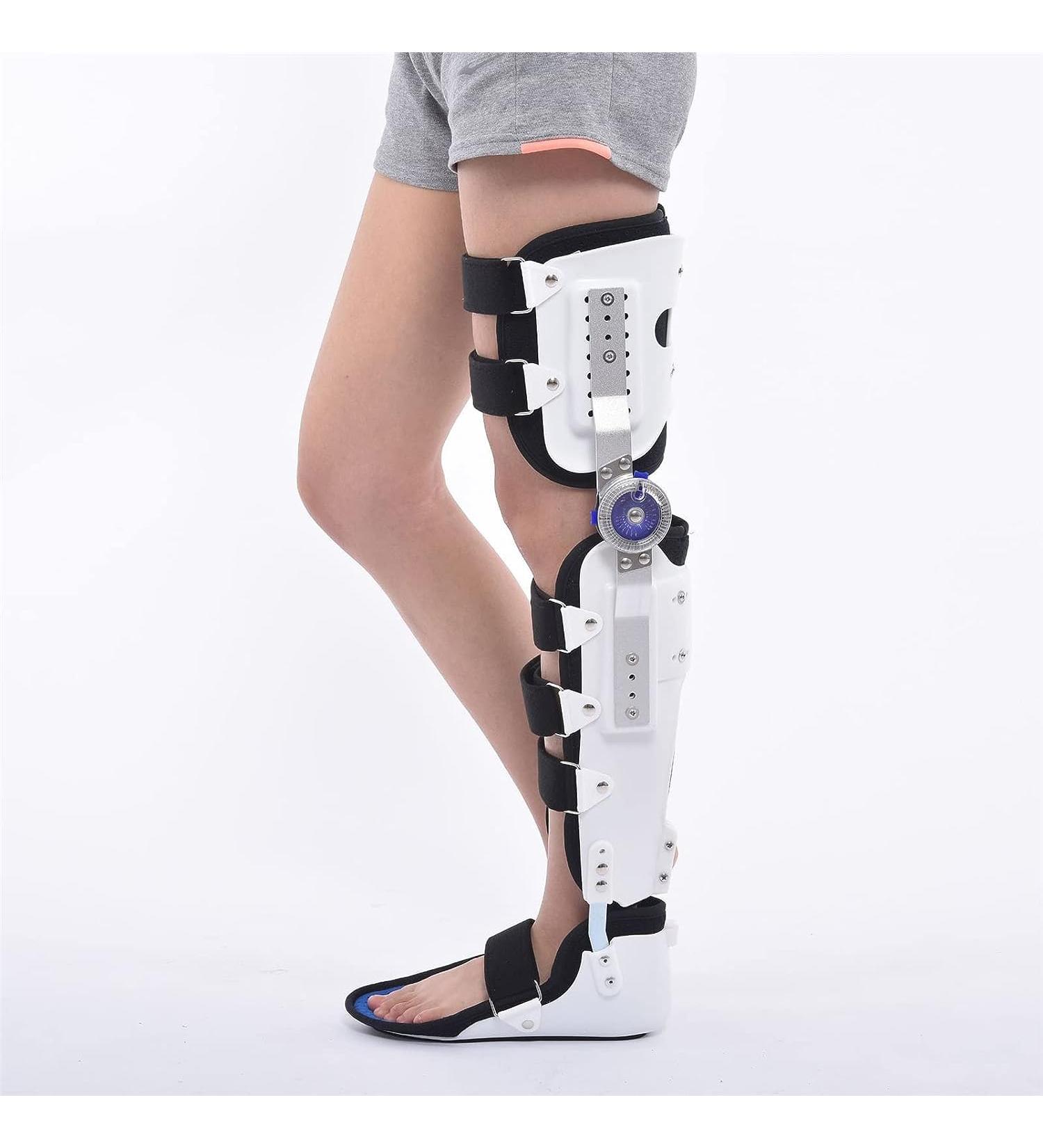 Adjustable Hip Joint Fixation Bracket & Hinged Knee Foot Support Brace | Post Knee Support Orthosis & Full Leg Stabilizer | Premium Orthotics for Lower Limb Care - Buy Online on GoSupps.com