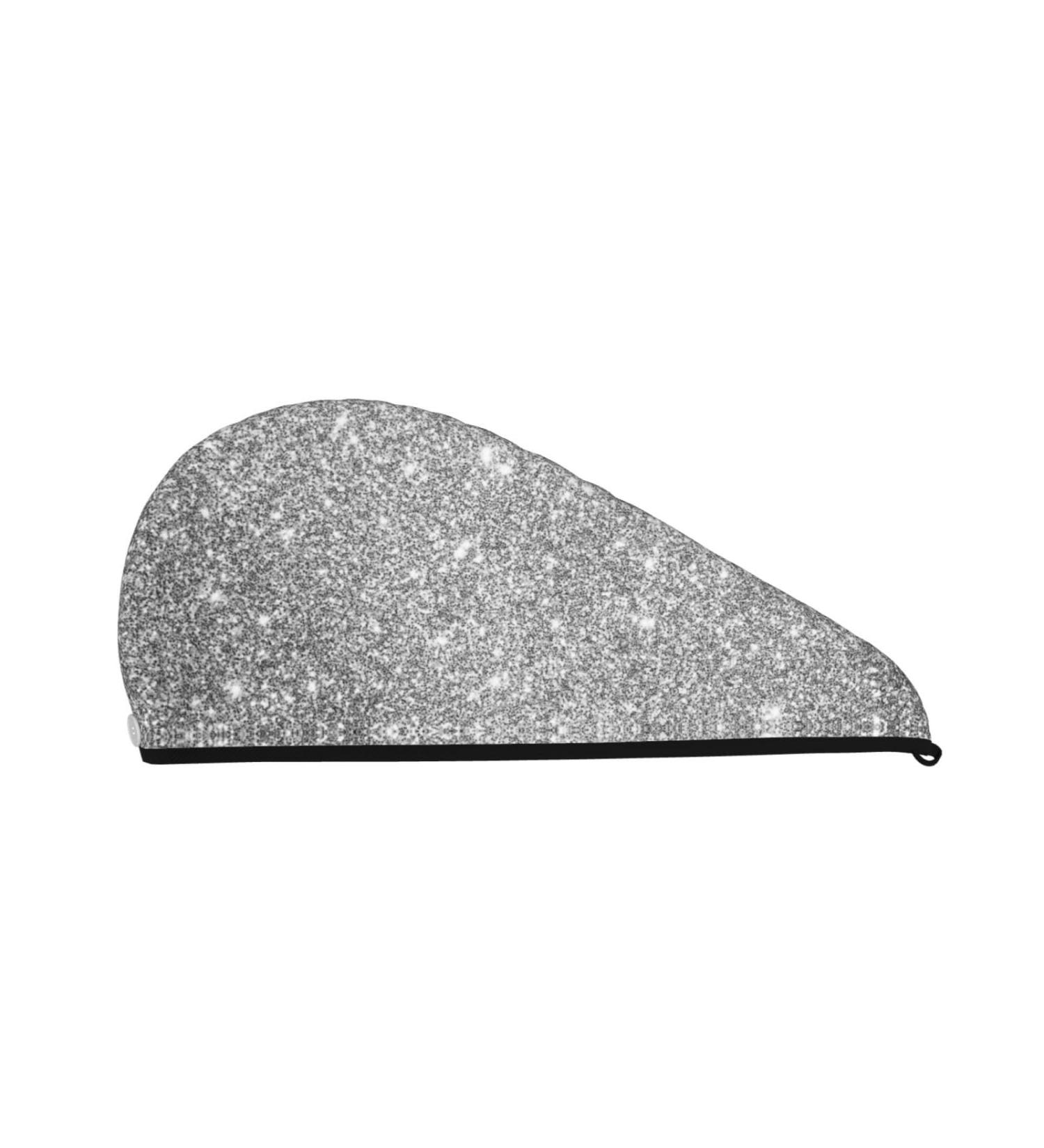 Buy Glittersilver Women's Coral Velvet Quick Dry Hair Cap - Anti Frizz Turban for Wet & Long Thick Hair | Fast International Shipping - Buy Online on GoSupps.com