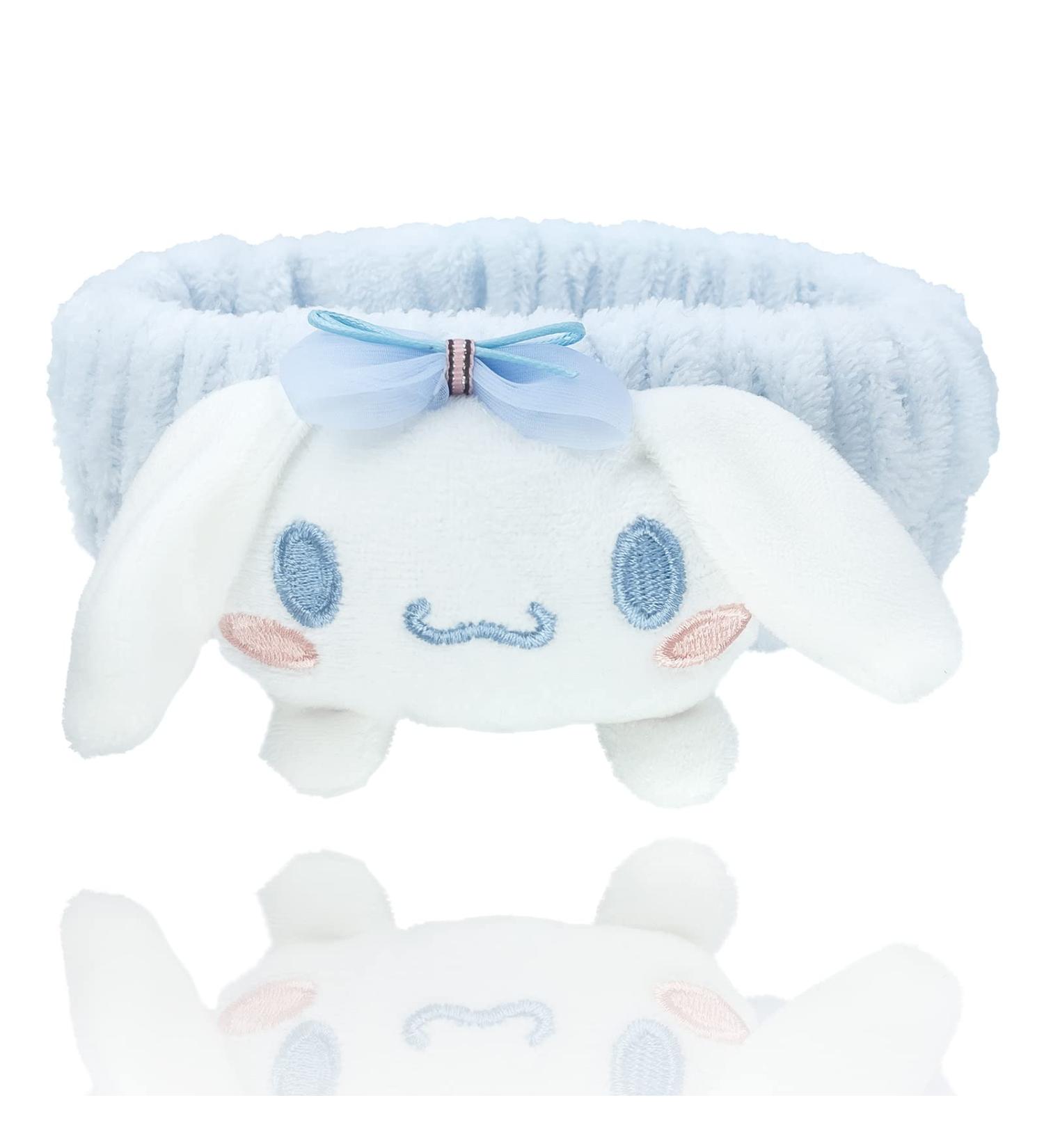 Bliqlriy Kawaii Spa Headband - Cute Soft Microfiber Coral Hair Band for Women - Ideal for Facial Makeup, Washing, Party - Blue - Buy Online on GoSupps.com