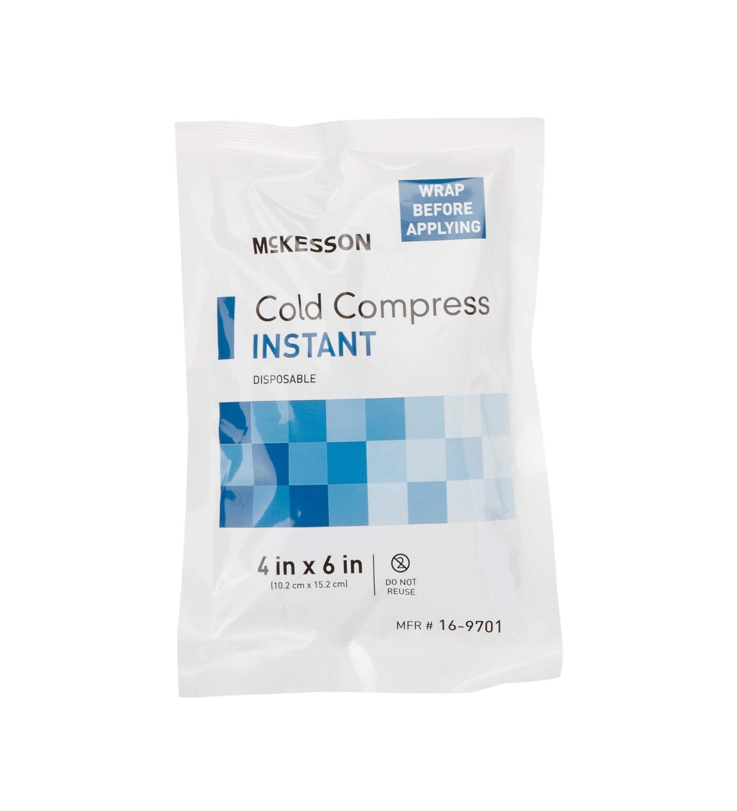 McKesson Cold Compress Instant Cold Pack 4x6 1 Count - Pack of 24 - Buy Online on GoSupps.com