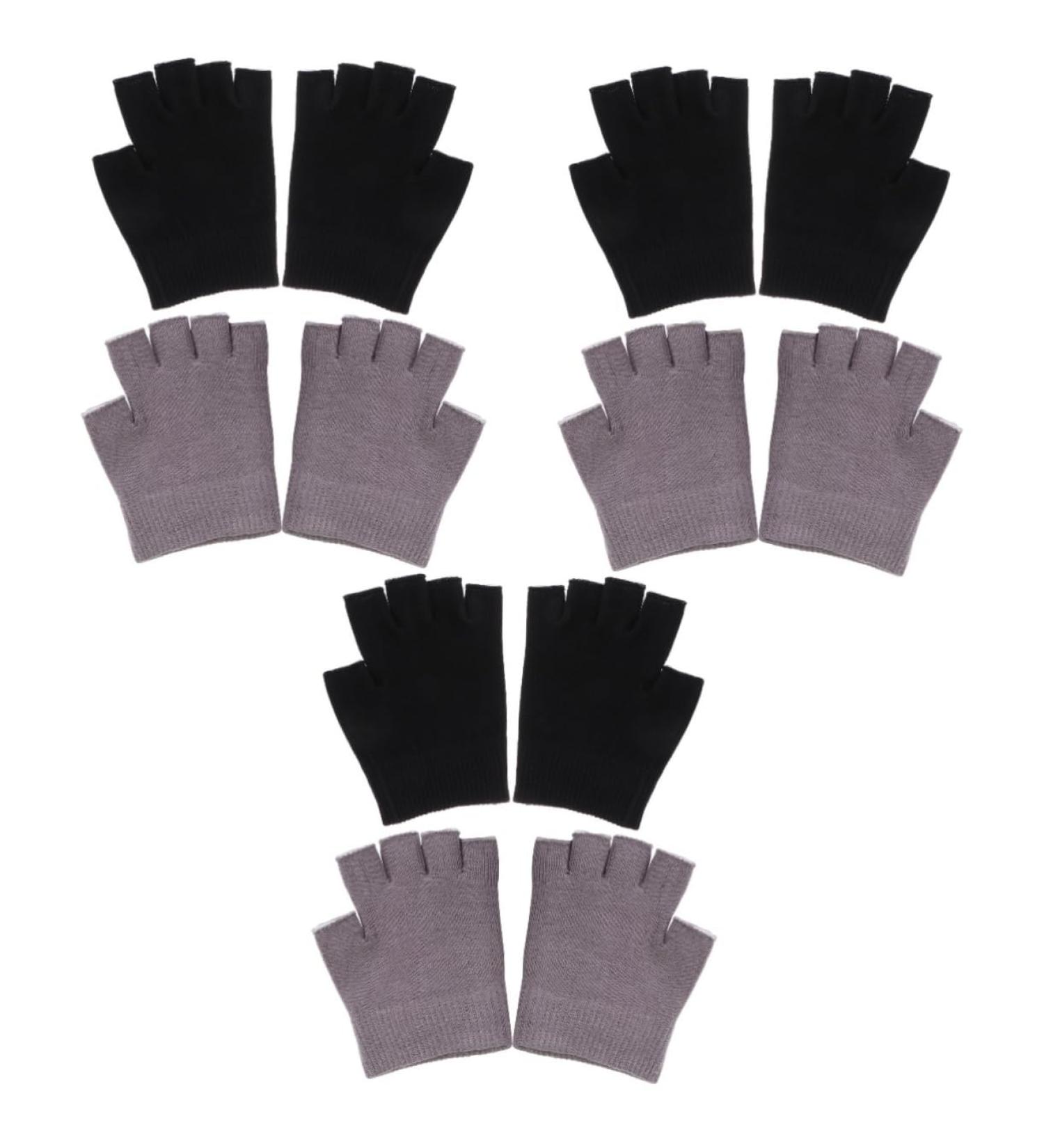 POPETPOP 6 Pairs Half Finger Moisturizing Gloves Women Fingerless Gloves Cosmetic Moisturizing Gloves Lotion Gloves Overnight Half Finger Gloves Miss Repair 95% Cotton Touch Screen - Buy Online on GoSupps.com