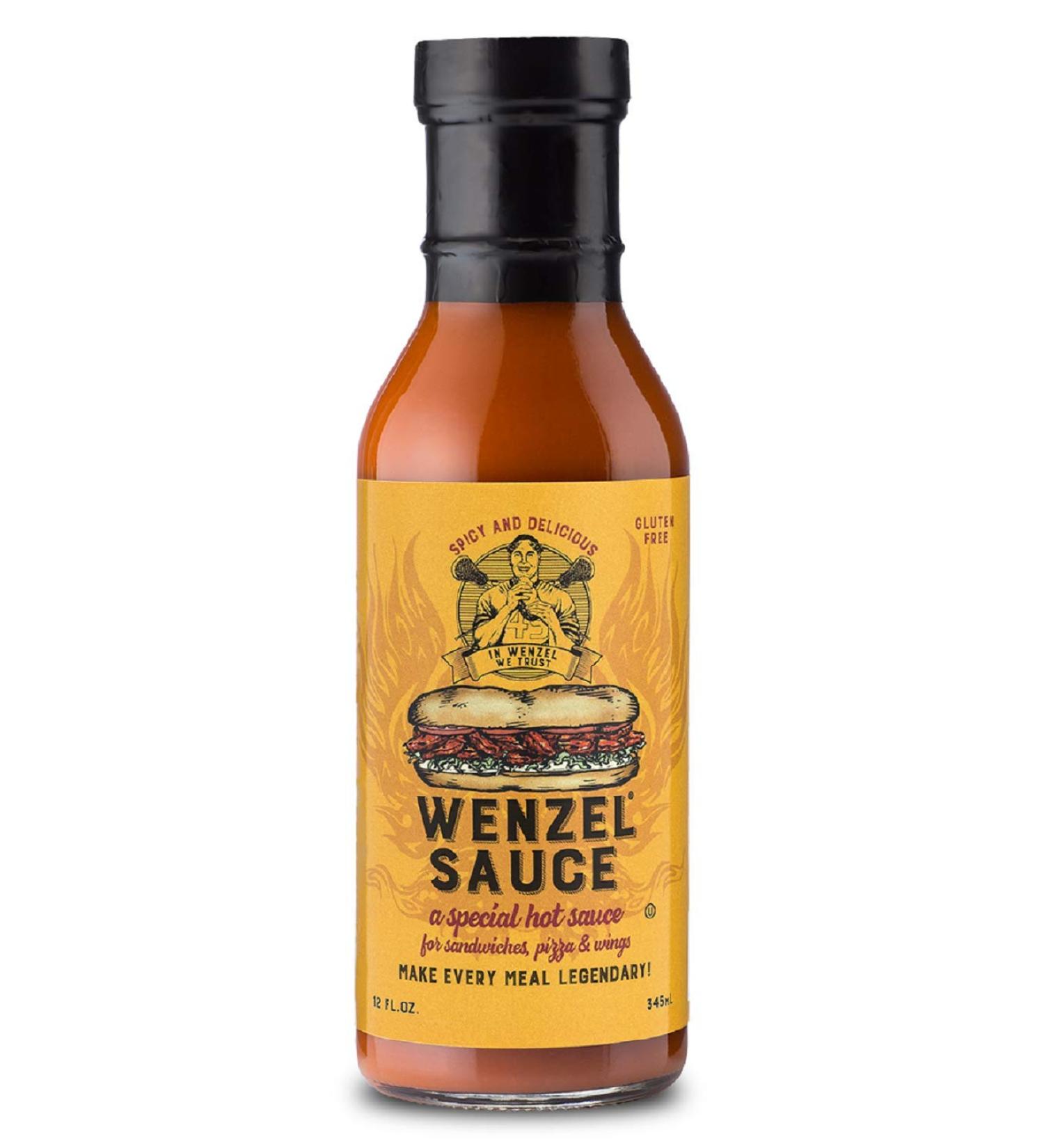 Wenzel #1 Sandwich Hot Sauce - Spicy & Tangy 12oz | Legendary Flavor for Meals - Buy Online on GoSupps.com