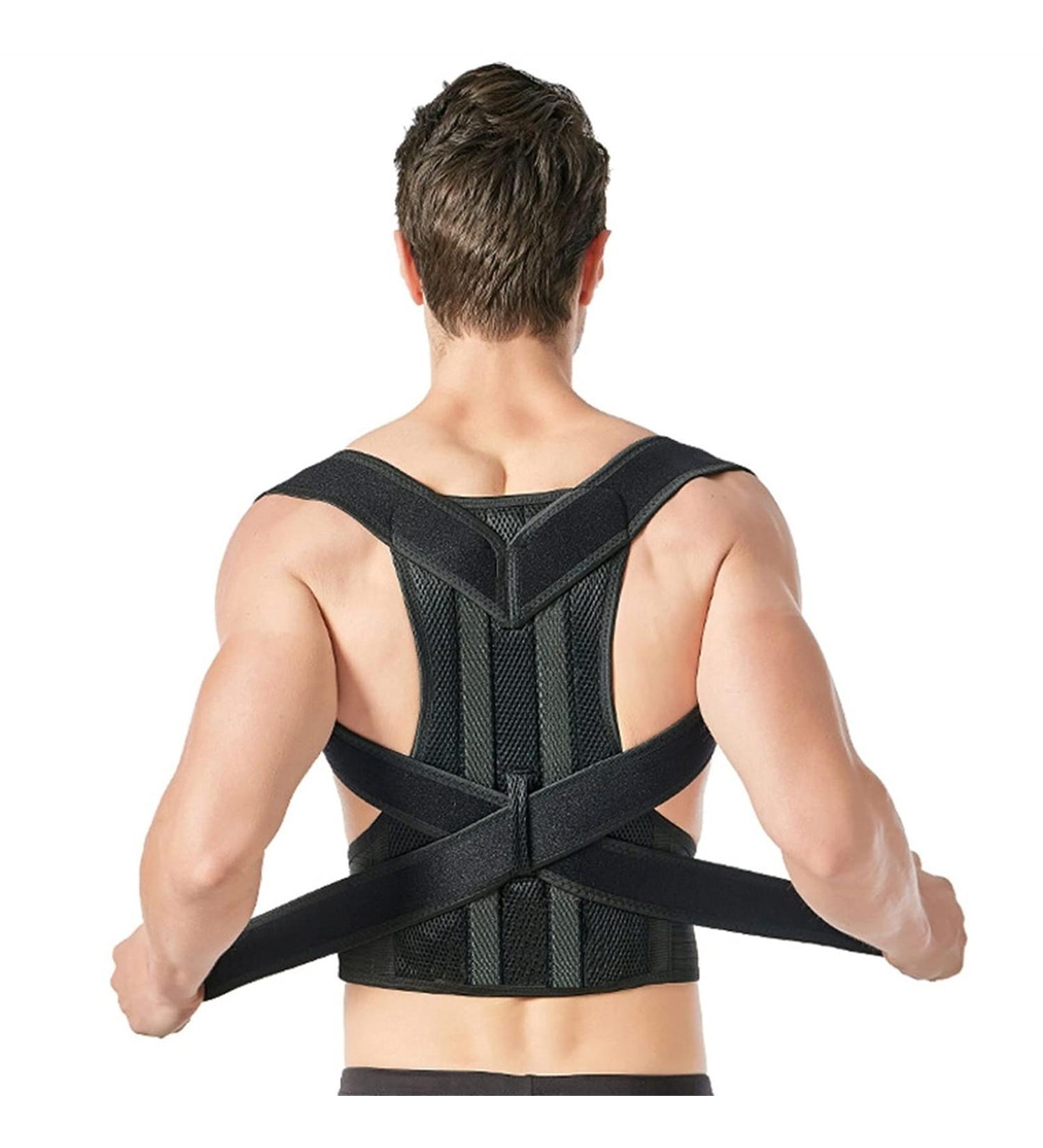 Posture Corrector for Upper Lower Back Pain Relief Spinal Lumbar Support Adjustable Shoulder Brace for Men Womens Improve Scoliosis Thoracic Posture (Size : X-Large) (X) - Buy Online on GoSupps.com