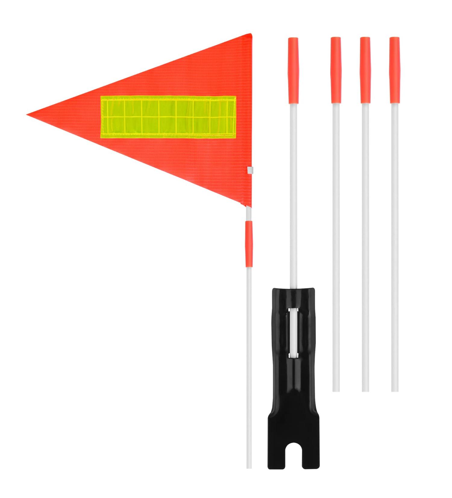 DSLSQD Reflecting Bicycle Flag - Adjustable Waterproof Safety Pennant for Kids | Perfect Bike Accessories for Child Safety - Buy Online on GoSupps.com