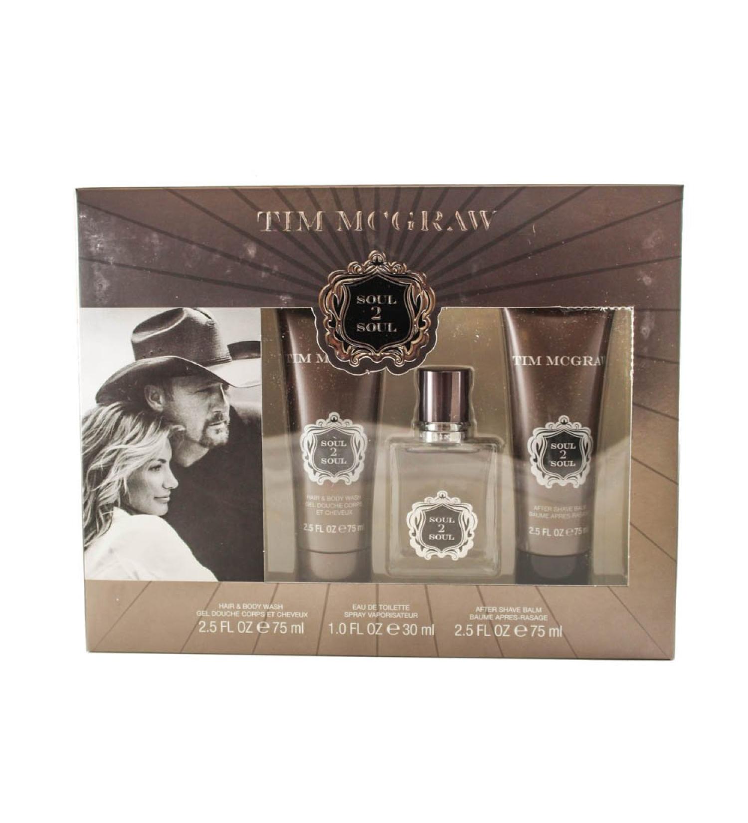 Tim Mcgraw Soul 2 Soul 3 Piece Gift Set for Men