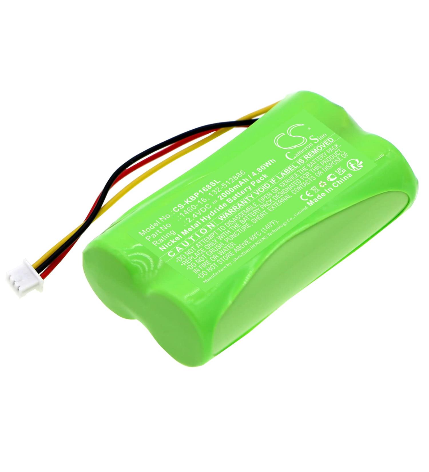 Replacement Battery for Kaba Programmer 1460 1460-16 | 132-512886 | 2000mAh 2.4V - International Shipping Available - Buy Online on GoSupps.com
