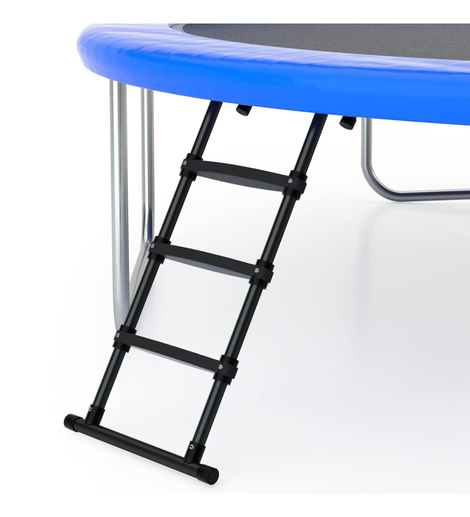 Universal Safe Trampoline Ladder - 3 Steps - Black | Gardenature Trampoline Accessories - Buy Online on GoSupps.com