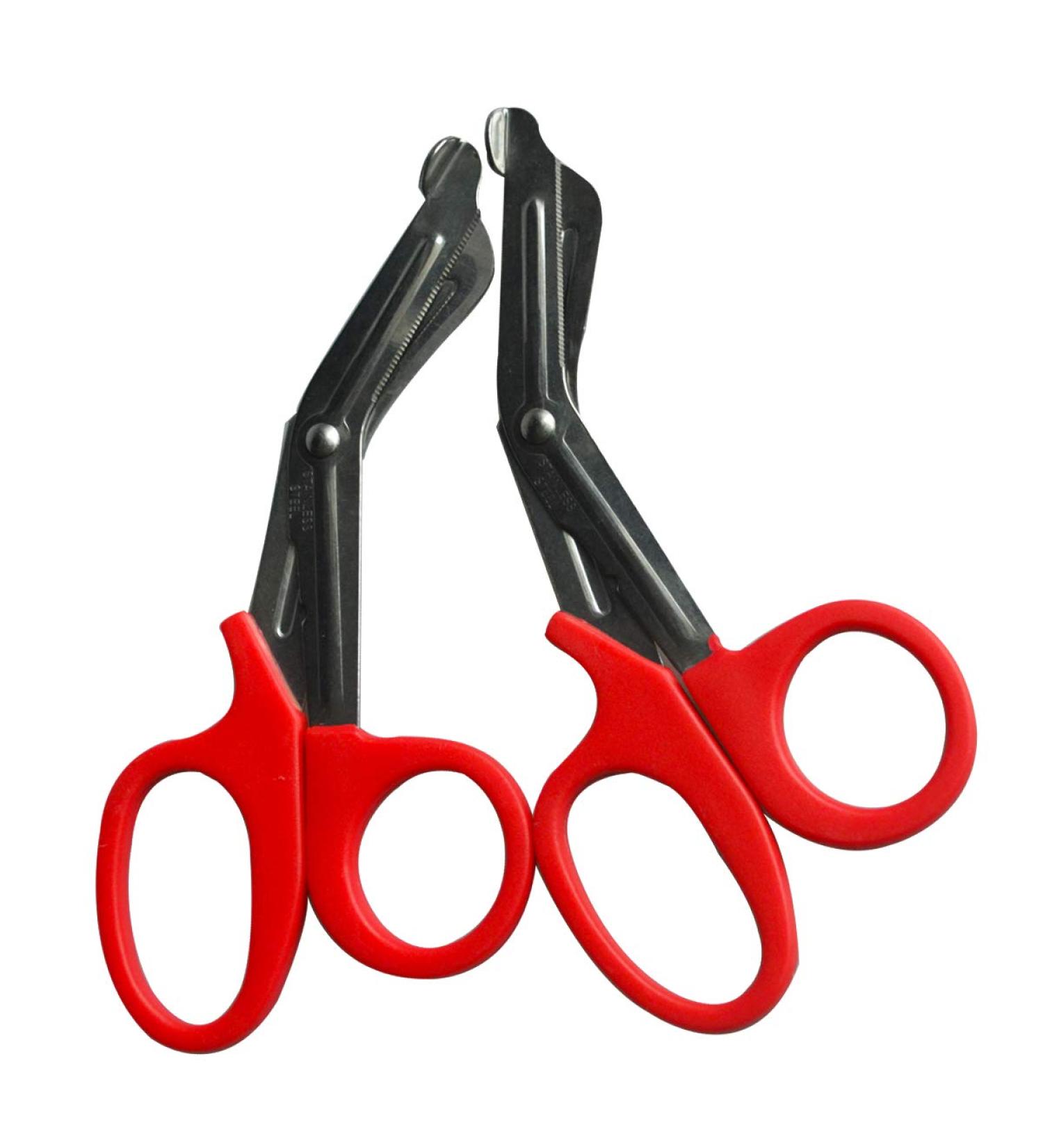 Jtkens 18cm Medical Scissors - Soft Comfort Grip Symmetrical Handle - 30 Pack for Adults | International Shipping Available - Buy Online on GoSupps.com