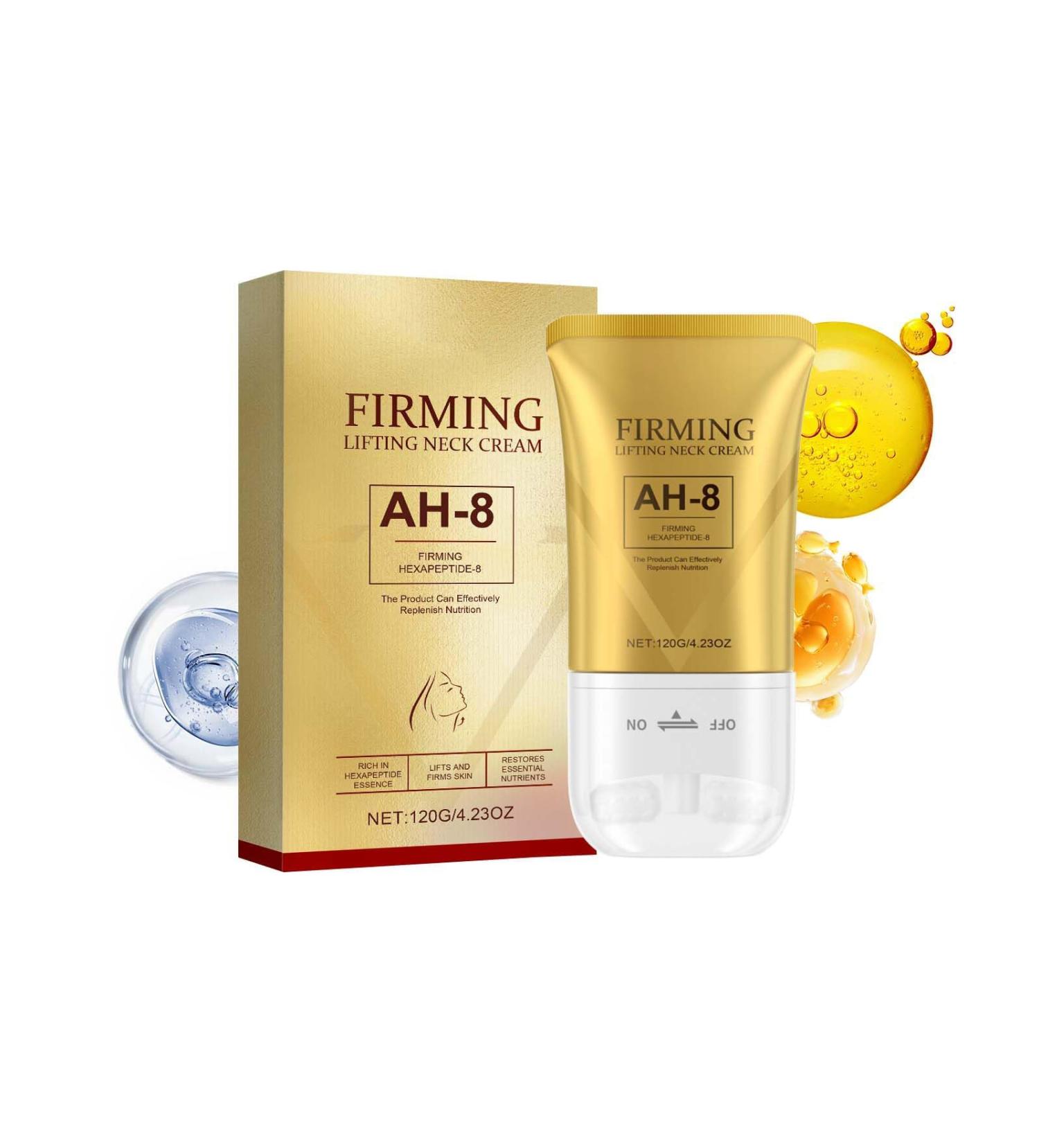 AH-8 Firming Neck Cream for Crepey Skin Body Care Comfort Roller Neck Cream Moisturizing Tightening Lotions Cosmetic Skin Care Skin Repair for Women (1PCS)