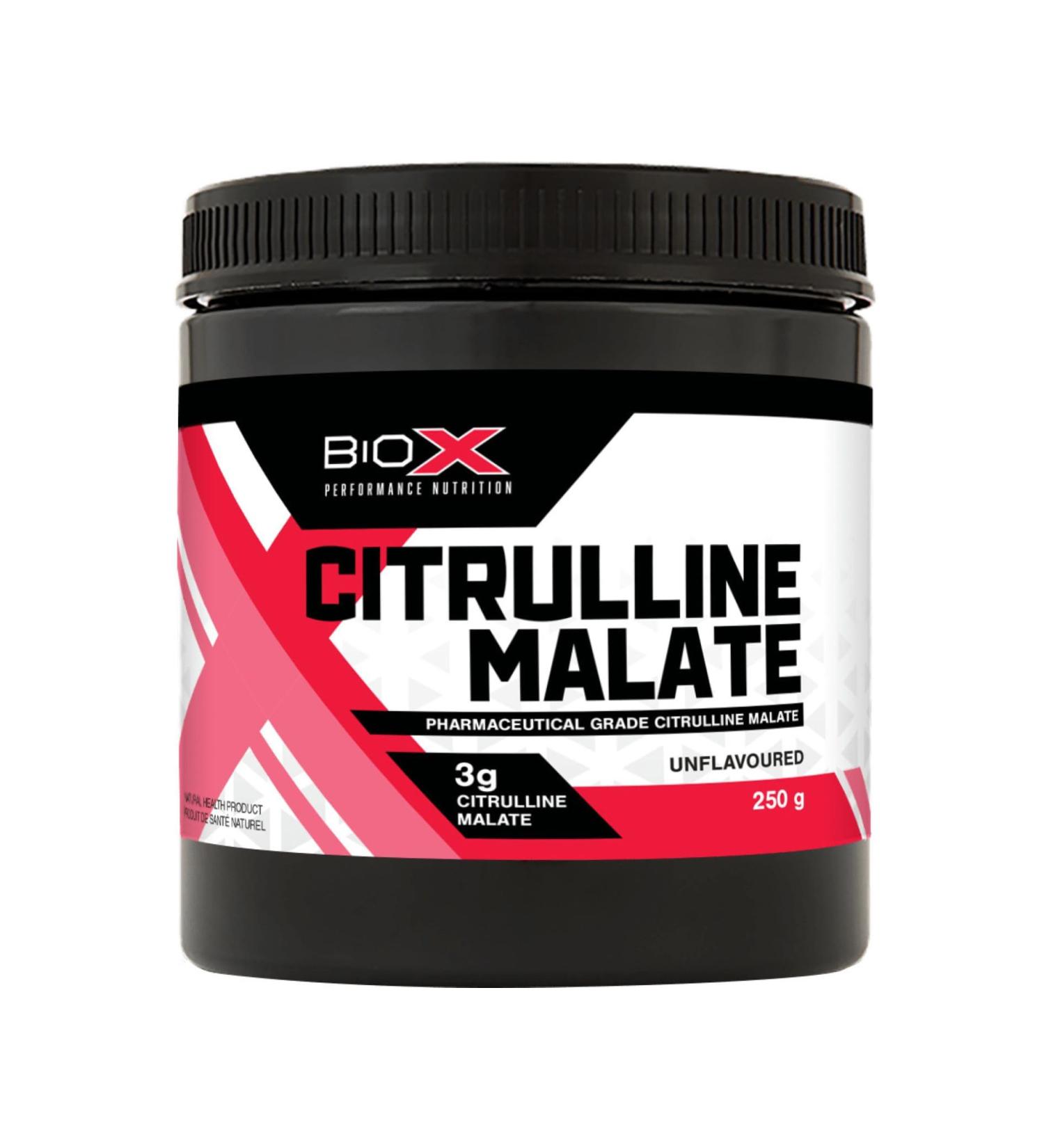 BioX Citrulline Malate Powder | L-Citrulline Nitric Oxide Supplement for Blood Flow Muscle Pumps Muscle Building Endurance | 3g Citrulline Malate per Serving | Unflavoured 85 Servings 250G - Buy Online on GoSupps.com