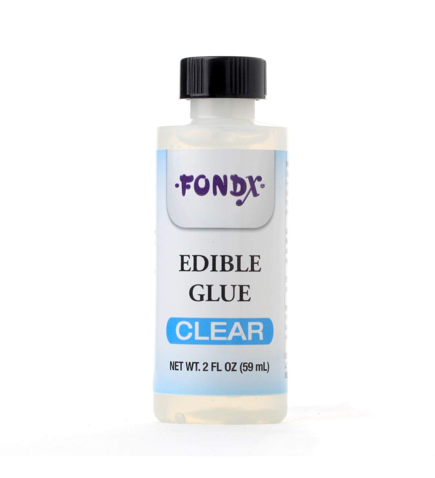 FONDX Edible Glue Clear 2 fl oz - Food-Safe Adhesive for Cake Decorating - Buy Online on GoSupps.com