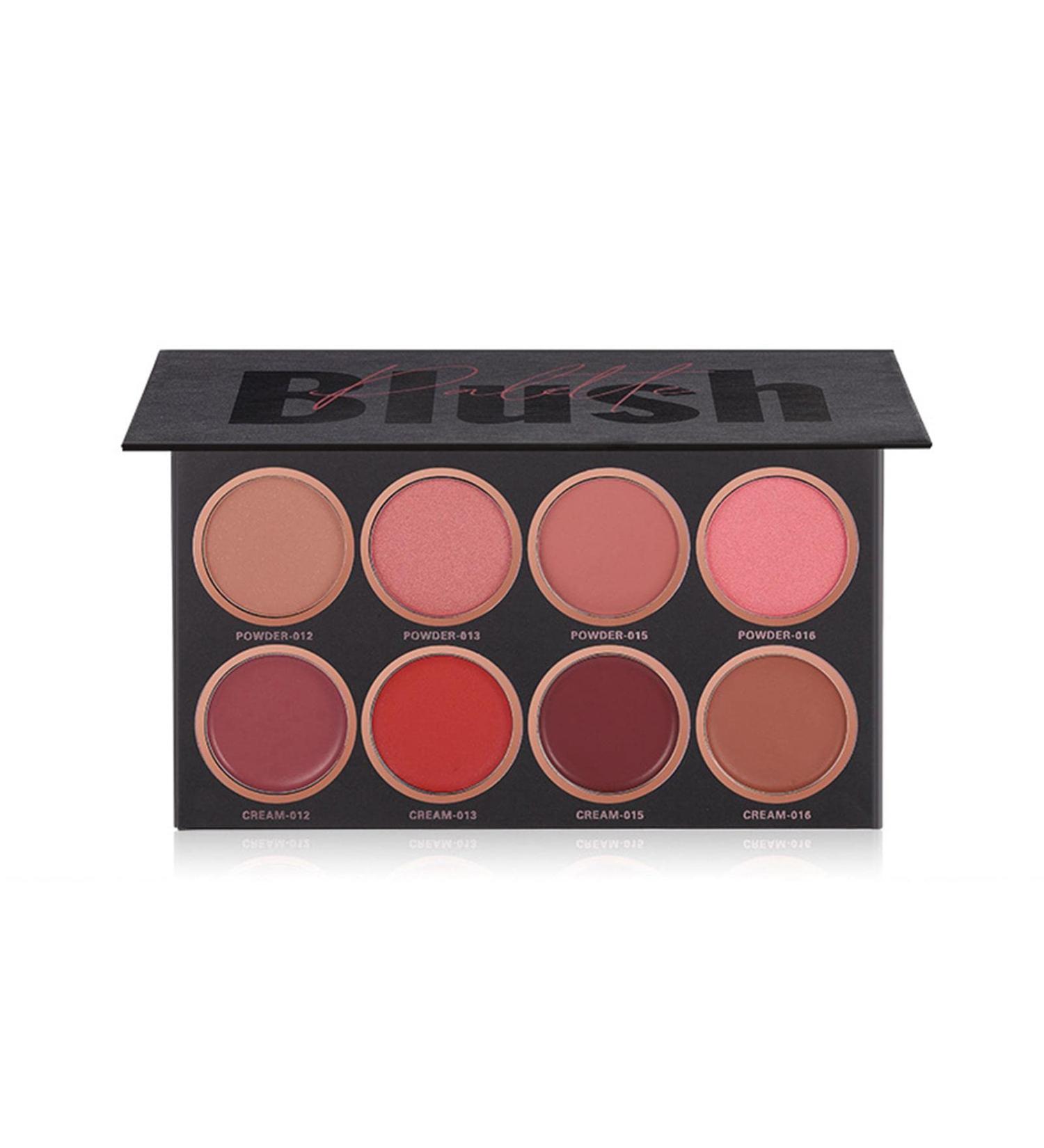 Blush Makeup Cream 8 Colors Make up Blush Palette Long Lasting Face Blush Palette for Light Skin Dark Skin Natural Make Up Blushing Set Cheeks Bright Blush Powder Dtt - Buy Online on GoSupps.com