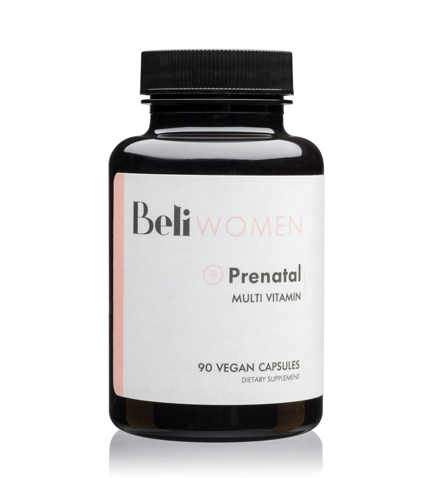Beli Women Prenatal Multivitamin - Supports Egg Quality and Fertility - 90 Vegan Capsules - Buy Online on GoSupps.com