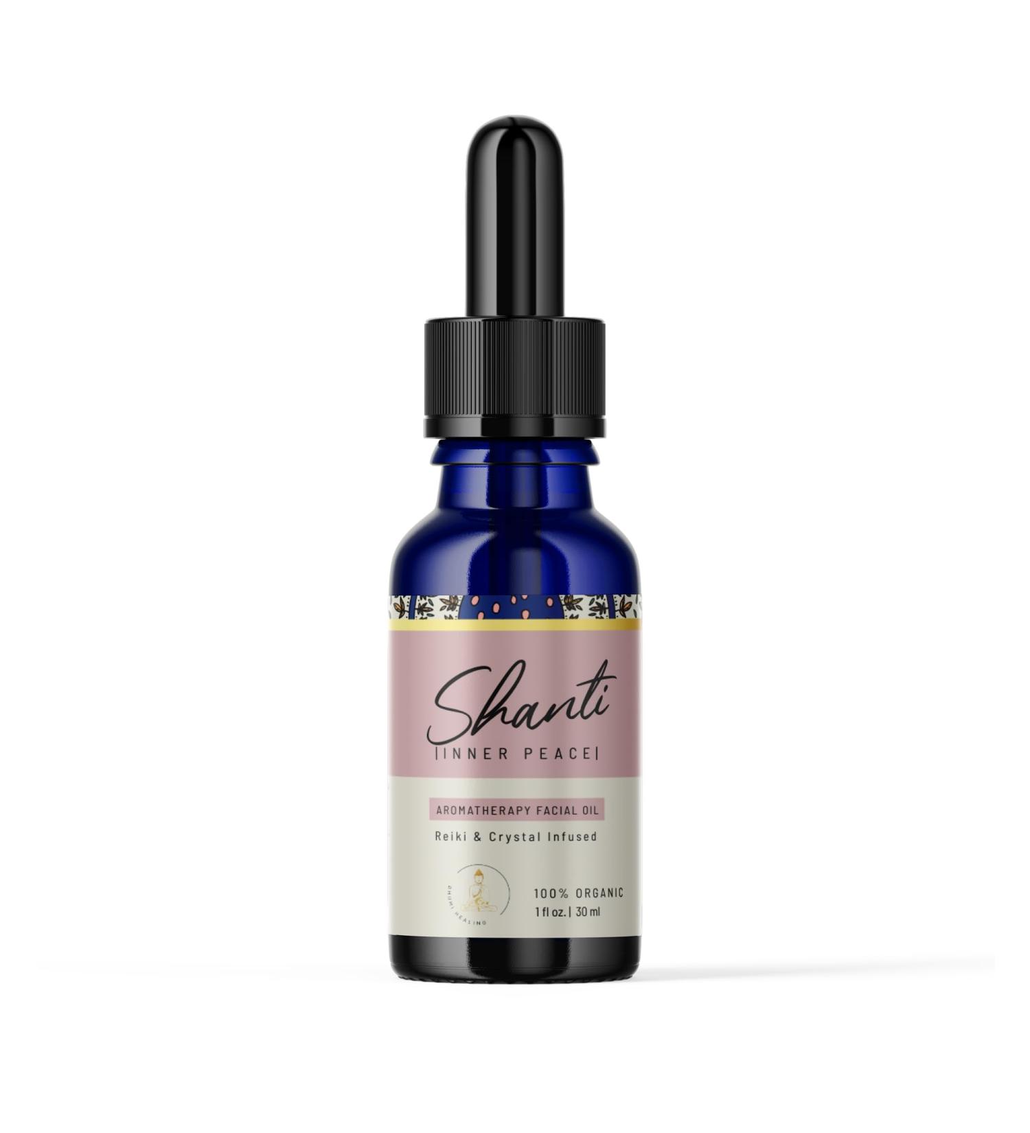 Shanti Facial Oil | Hydrating & Plumping Formula with Vitamin E - Shop Internationally - Buy Online on GoSupps.com