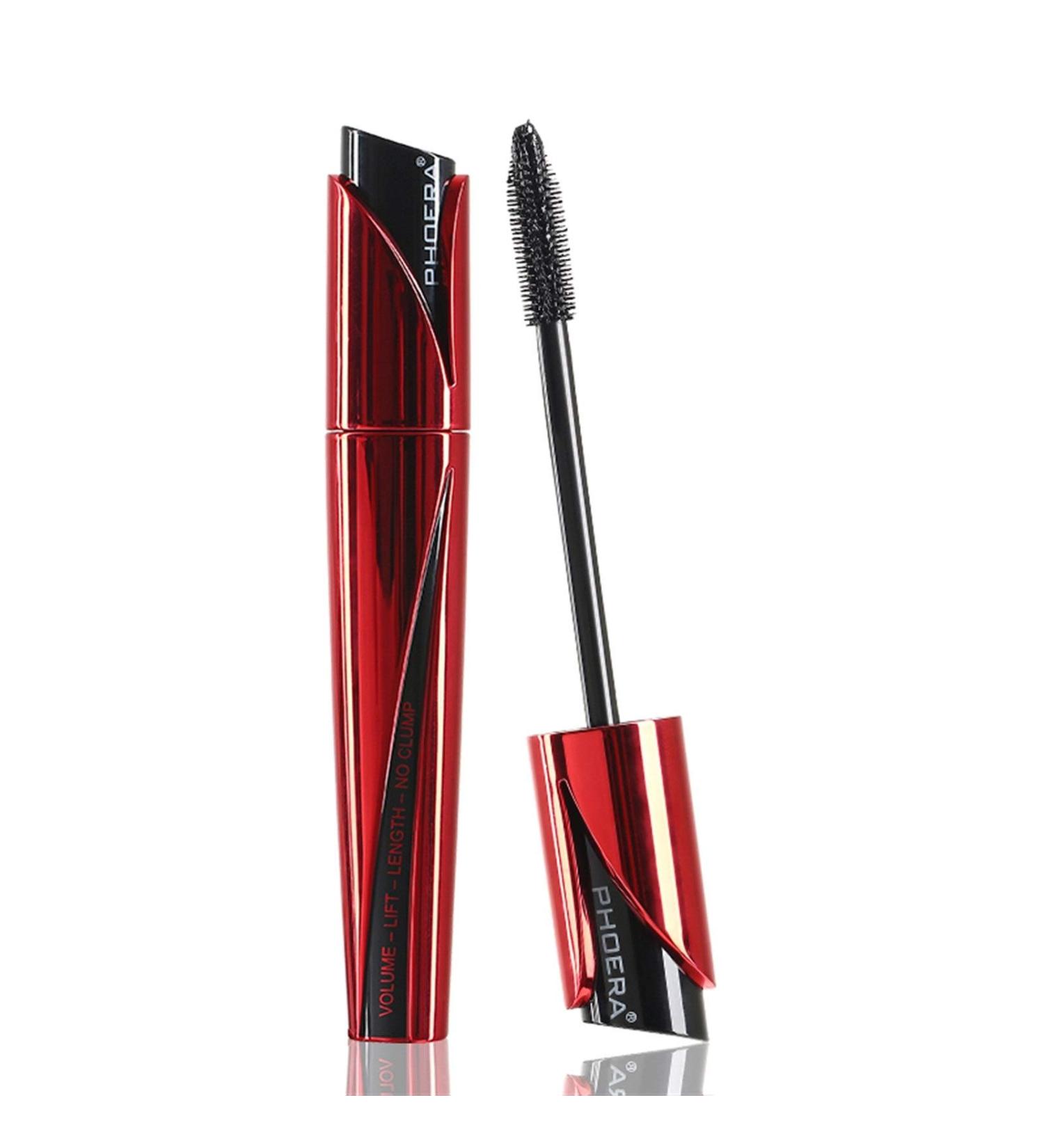 XunChung 7ml Natural 9D Silk Fiber Eyelash Mascara Geen Clumping Makeup Liquid Lash Extensions Mascara waterproof makeup Color 01