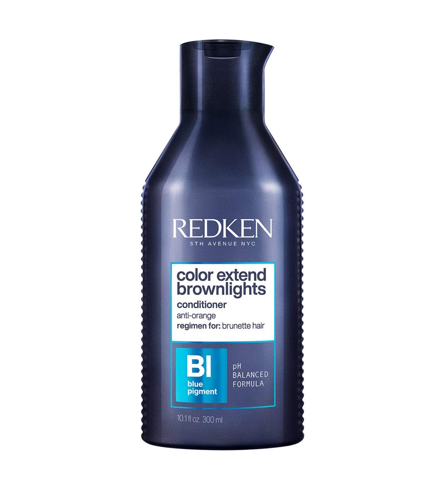 Redken Color Extend Brownlights Blue Conditioner for Natural & Color-Treated Brunettes - New Look - Buy Online on GoSupps.com