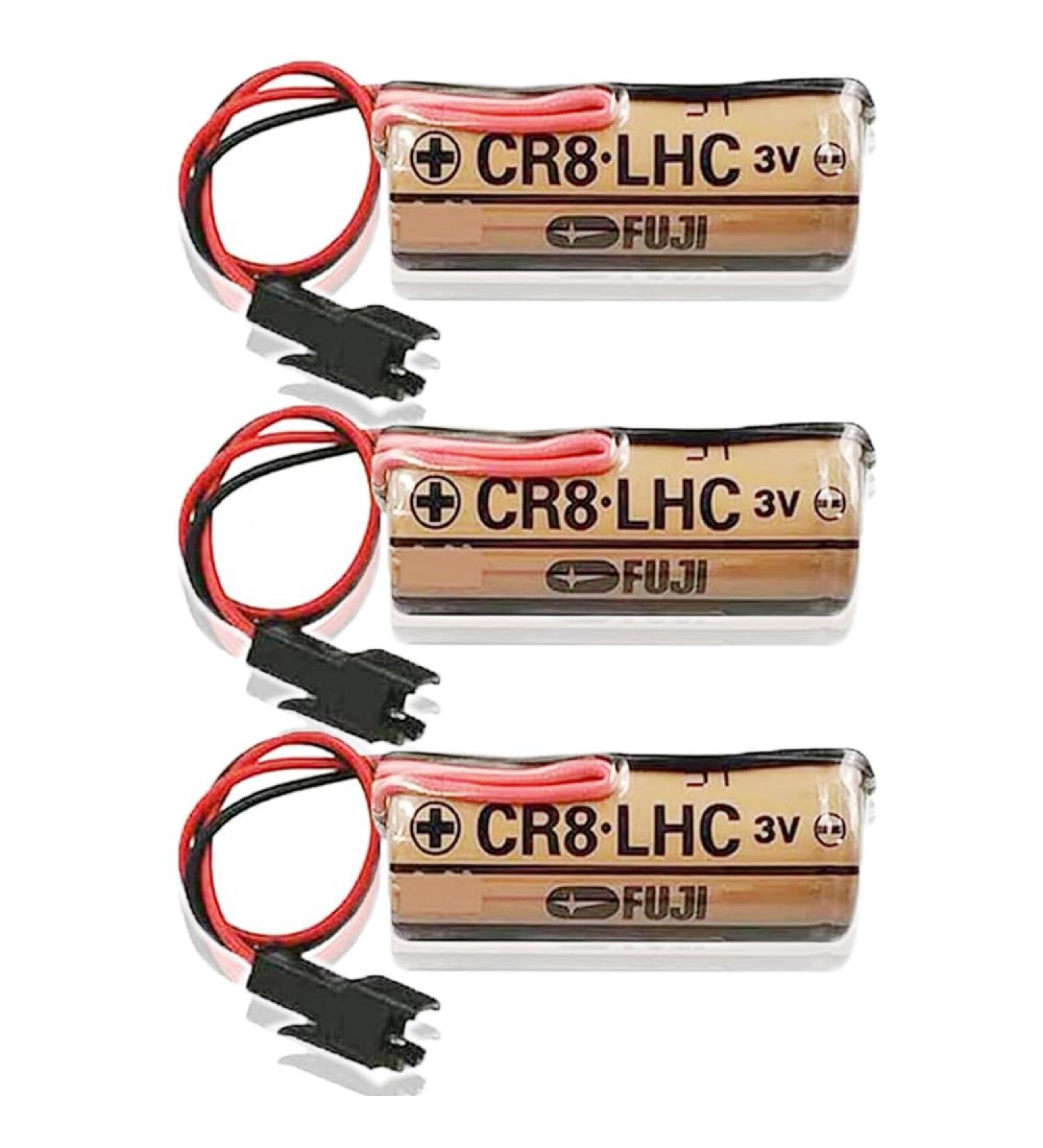 Buy 3 Pack 3V 2600mAh Non-Rechargeable CR8 Batteries - LHC Battery for Fuji FDK CR8-LHC - International Shipping Available - Buy Online on GoSupps.com