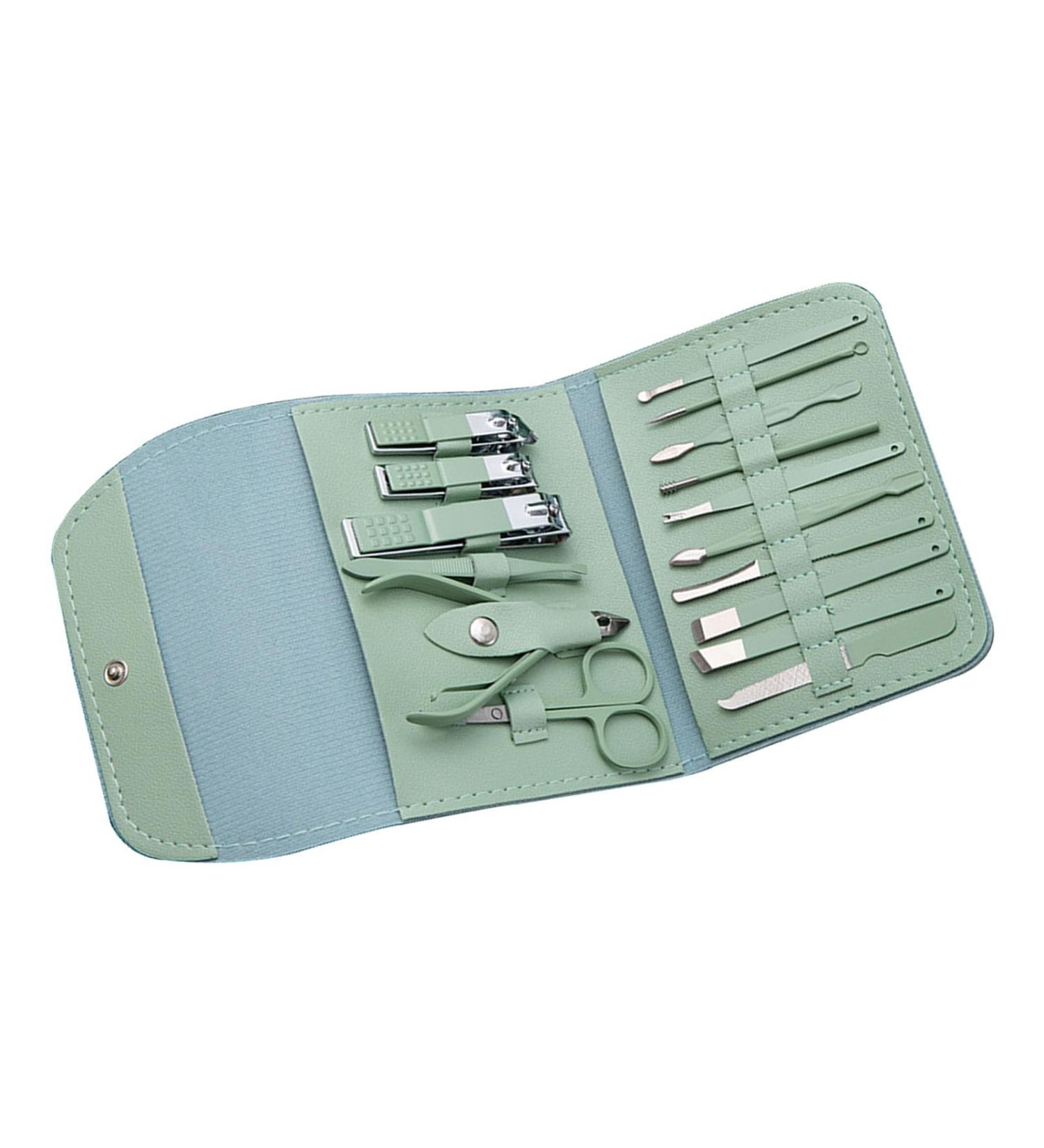 Manicure Pedicure Kit Nail Clippers Set with Storage Bag for Professional Home Use - Buy Online on GoSupps.com