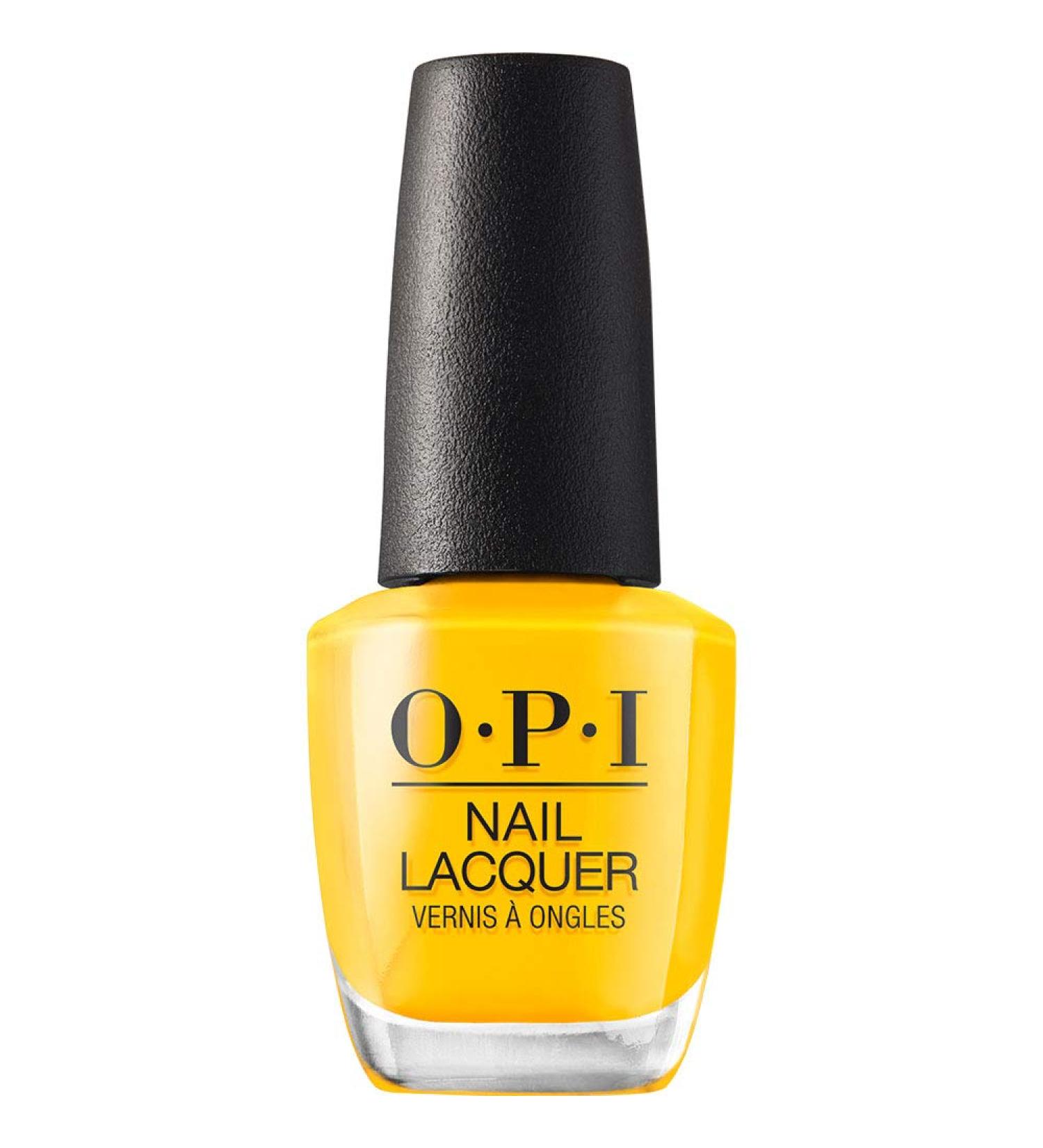 Buy OPI Nail Lacquer - Opaque Bright Yellow Crème Chip Resistant Vegan & Fast Drying | Sun Sea and Sand in My Pants - International Shipping Available - Buy Online on GoSupps.com