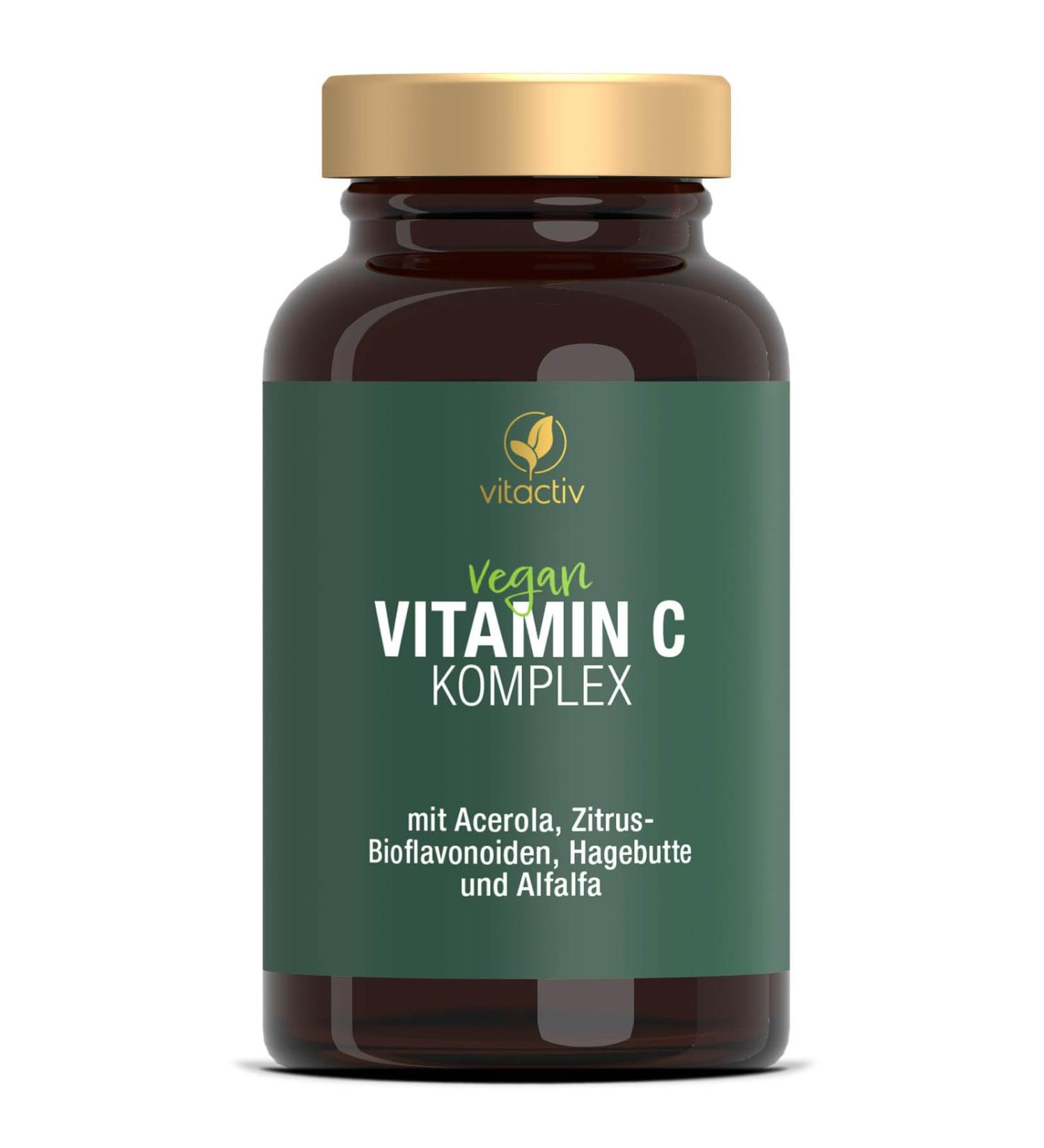 Vitaciv Vitamin C Complex 1000mg - High Dose Acerola Cherry & Citrus Bioflavonoids - Vegan Laboratory Tested 100 Tablet Supply - Buy Online on GoSupps.com