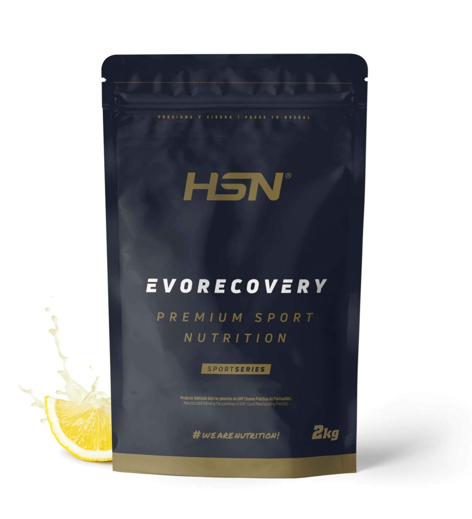 HSN Evorecovery Muscle Recovery | All in One for Sports | Carbohydrates Hydrolyzed Protein Essential Amino Acids Minerals | Gluten Free Lemon Flavor 500g - Buy Online on GoSupps.com