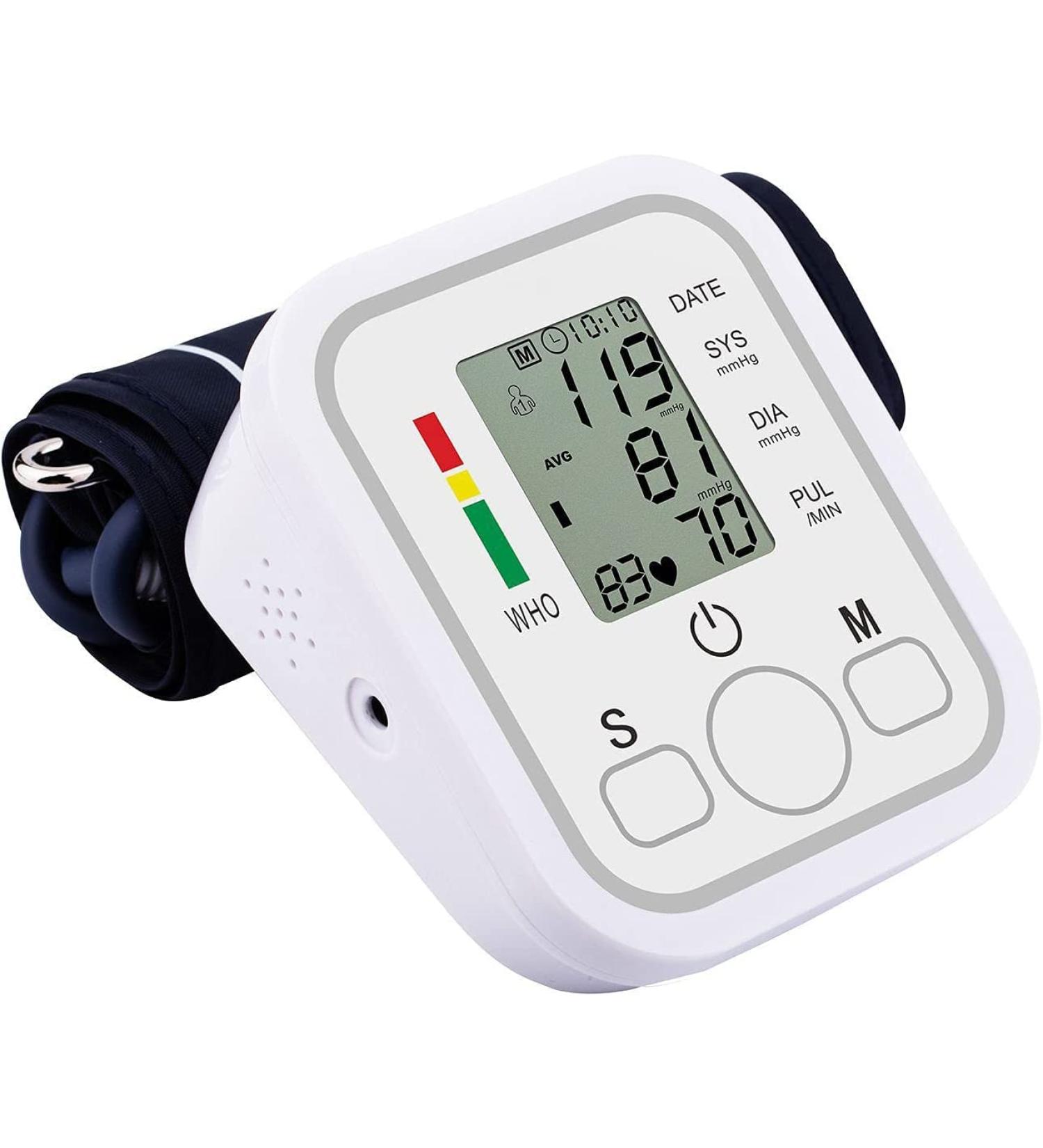 Blood Pressure Monitors with Large Cuff - Digital Upper Arm BP Machine USB Rechargeable Arrhythmia Detection 2X 99 Sets Memory for Home Use - Buy Online on GoSupps.com