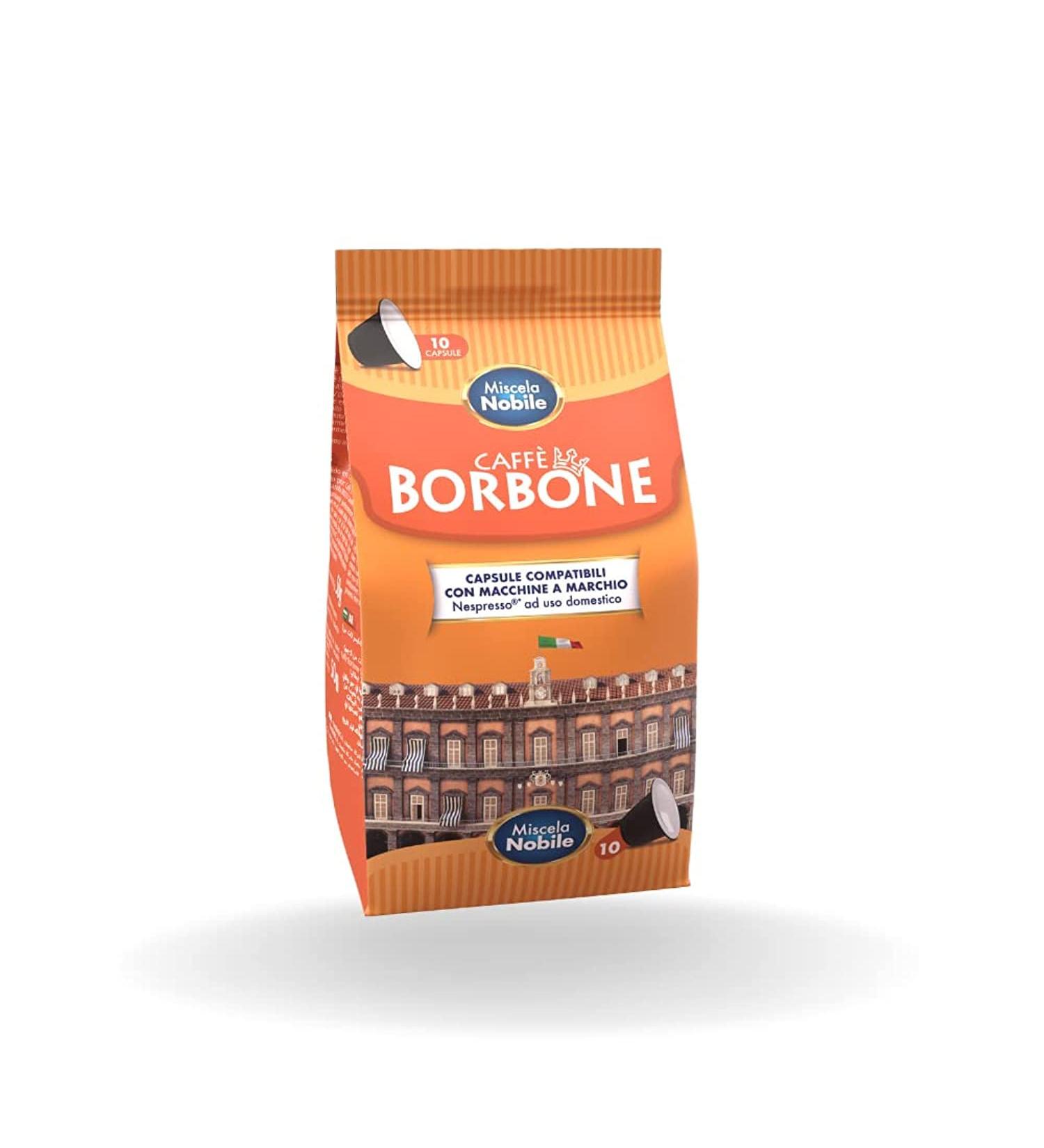 10 Respresso - Comp. Nespresso - M lange Nobile - Caff Borbone - Buy Online on GoSupps.com